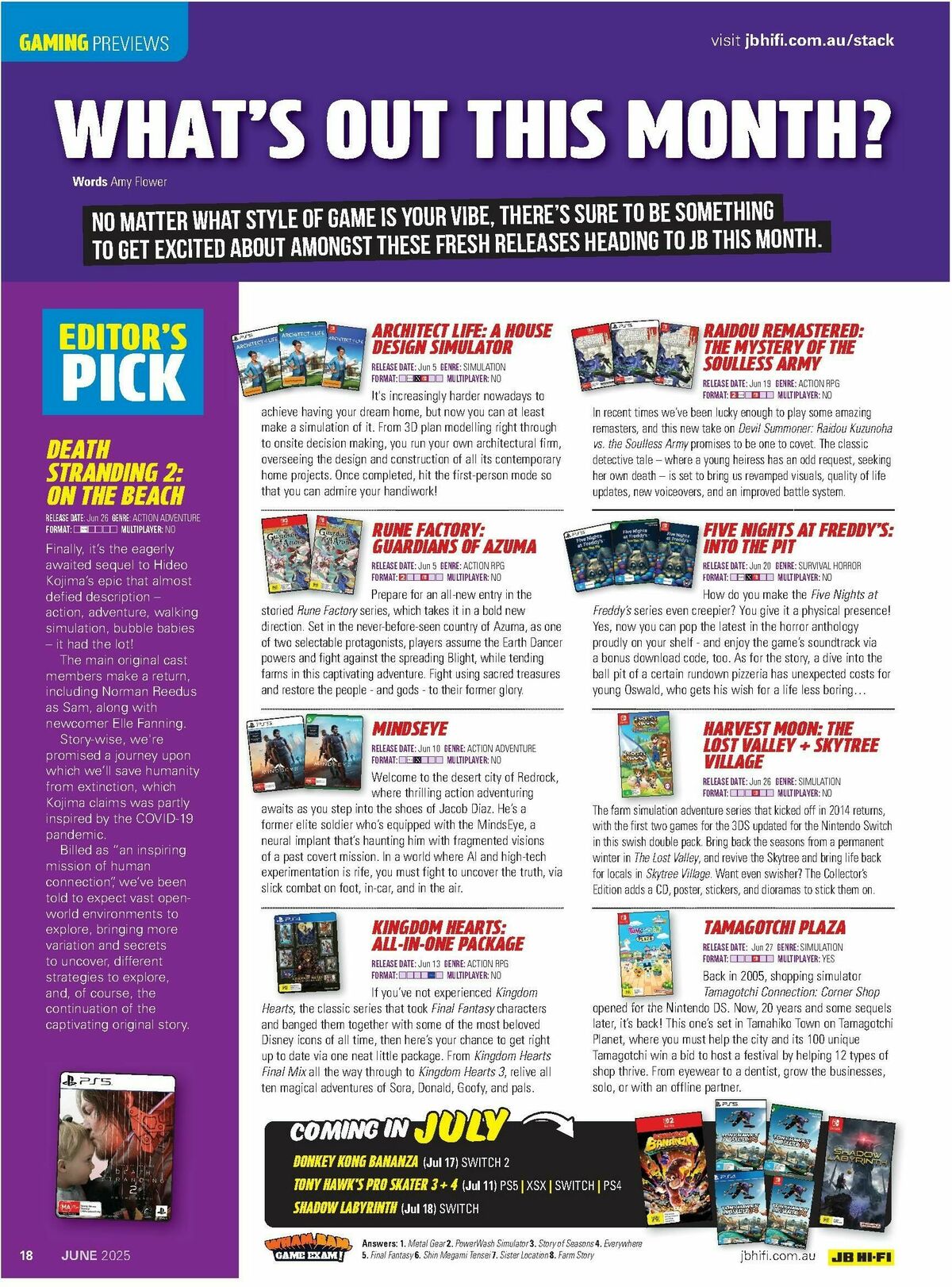 JB Hi-Fi Magazine June Catalogues from 1 June