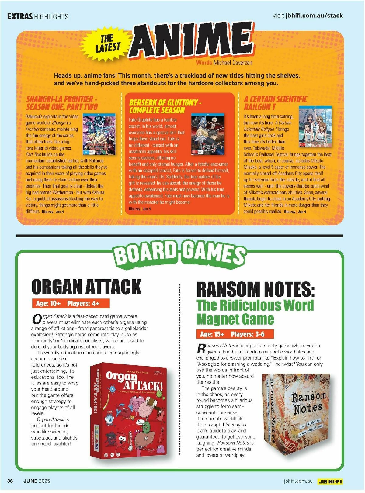 JB Hi-Fi Magazine June Catalogues from 1 June