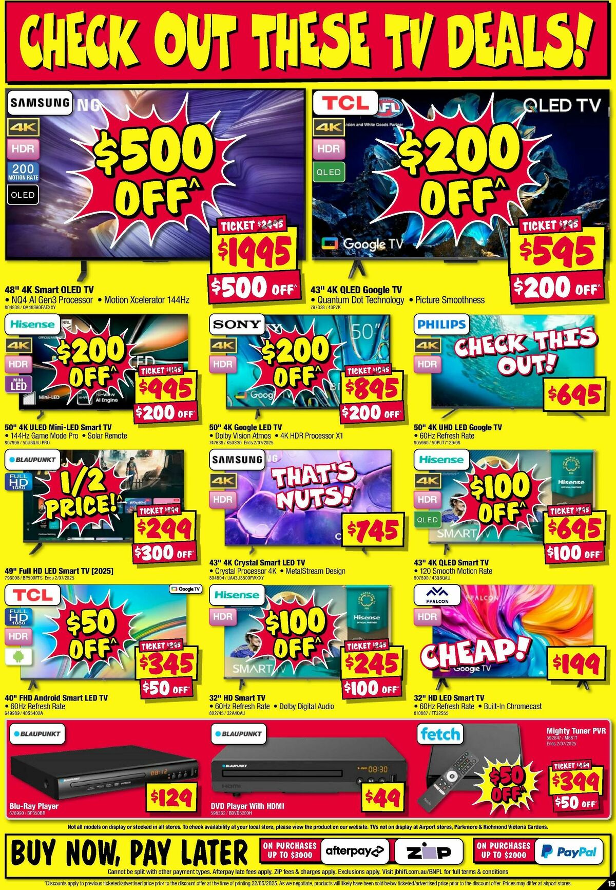 JB Hi-Fi Smash Your Tax Time! Catalogues from 5 June