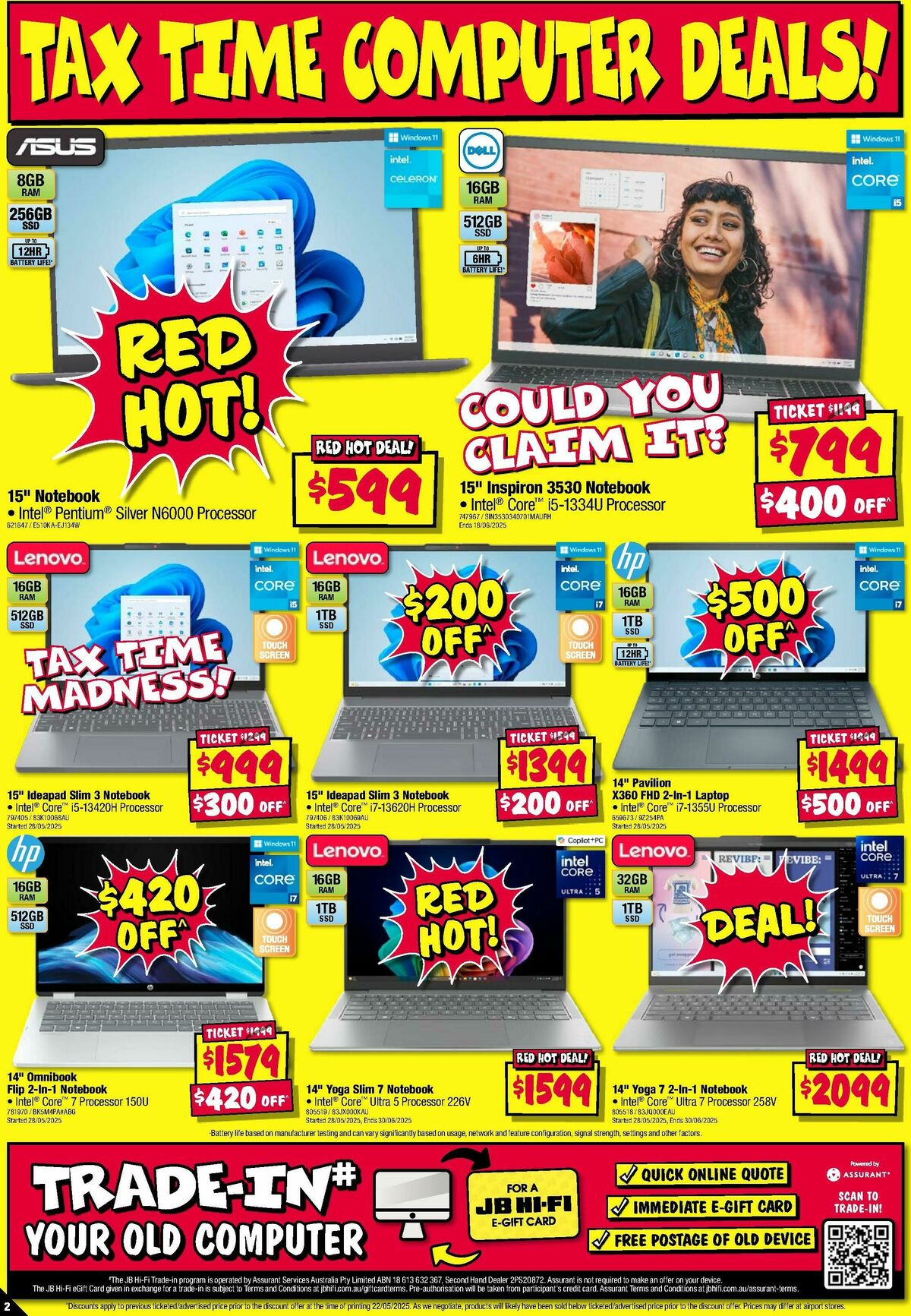 JB Hi-Fi Smash Your Tax Time! Catalogues from 5 June