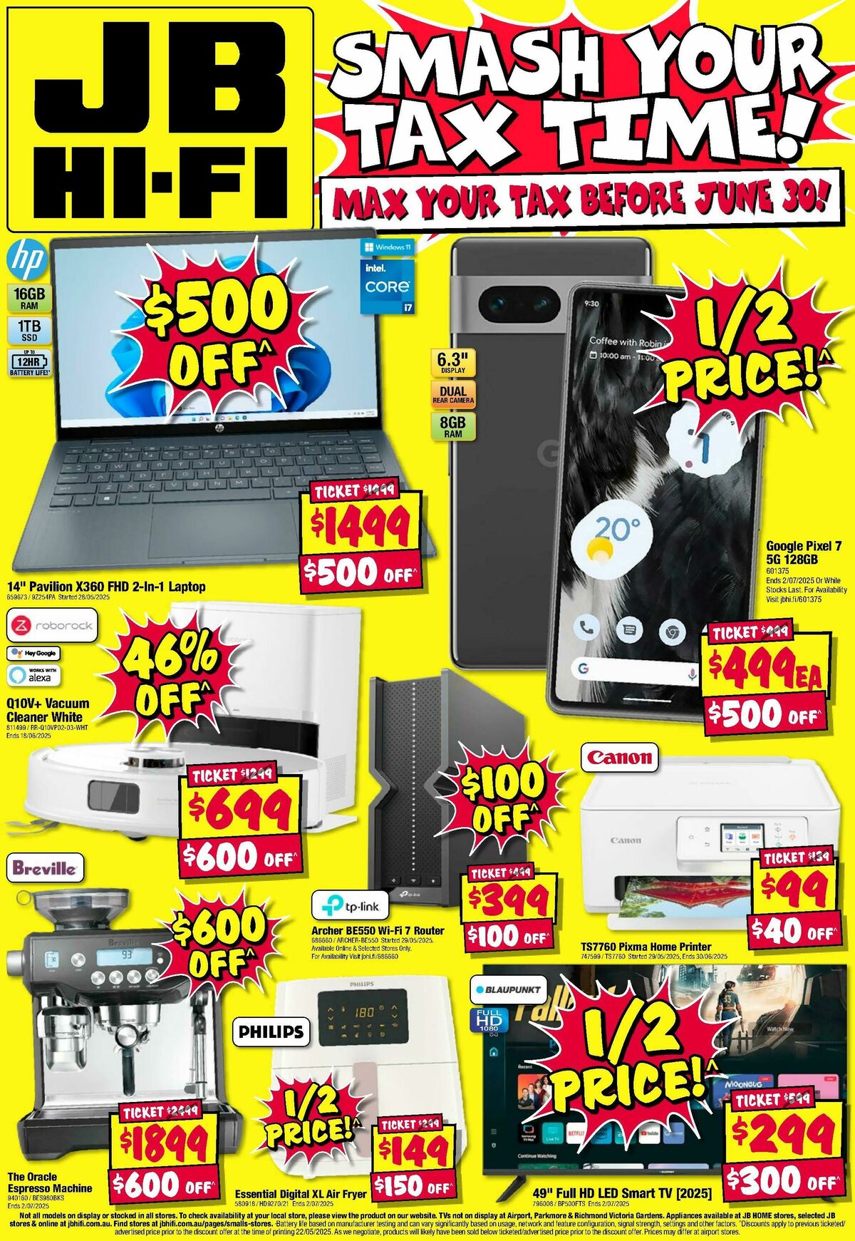 JB Hi-Fi Smash Your Tax Time! Catalogues from 5 June