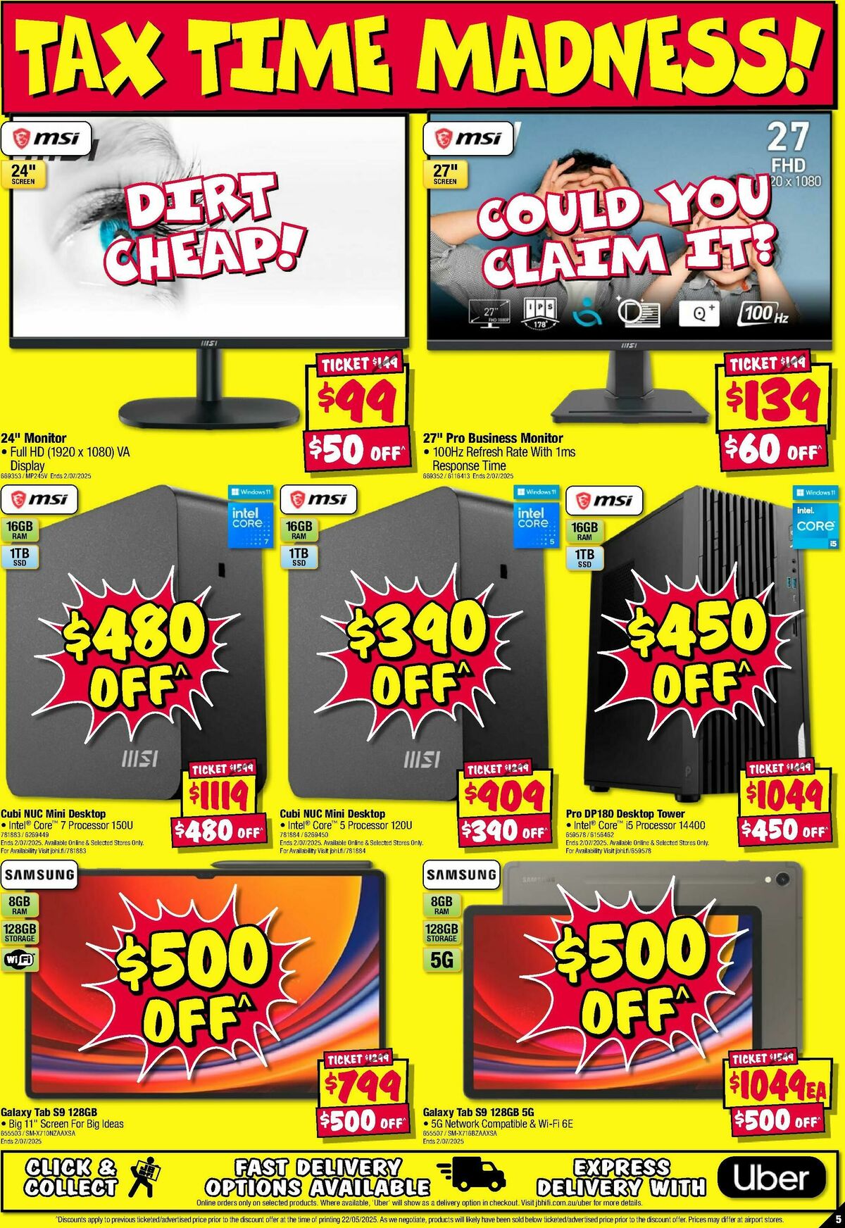 JB Hi-Fi Smash Your Tax Time! Catalogues from 5 June