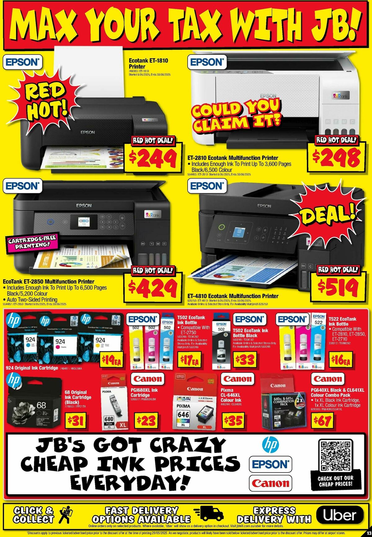JB Hi-Fi Smash Your Tax Time! Catalogues from 12 June