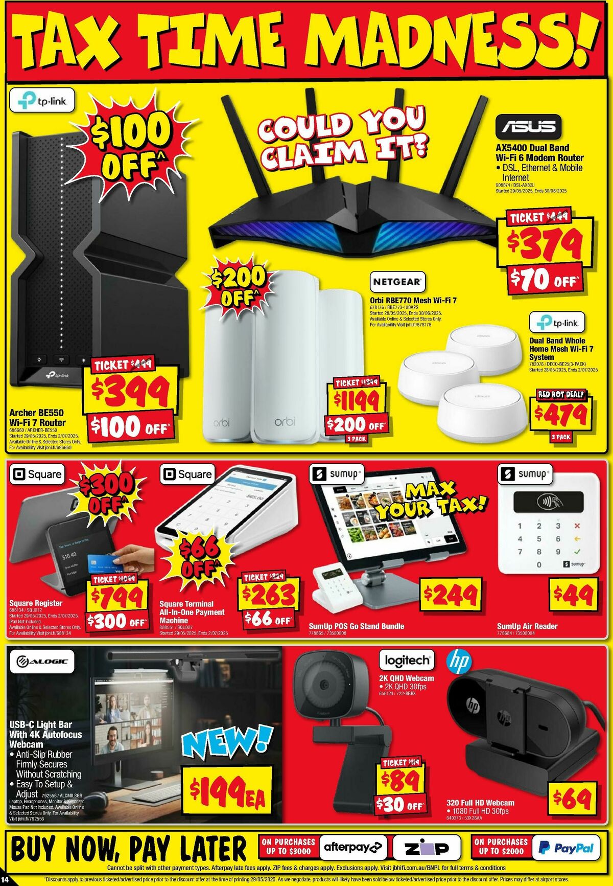 JB Hi-Fi Smash Your Tax Time! Catalogues from 12 June