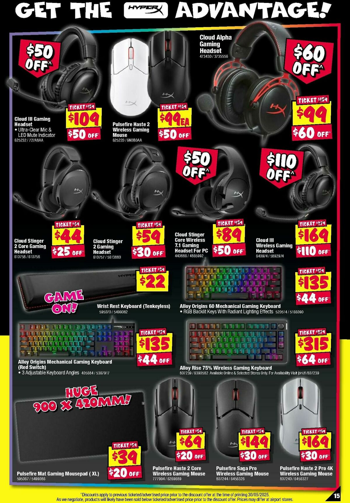 JB Hi-Fi Gear Up Gaming Sale! Catalogues from 12 June