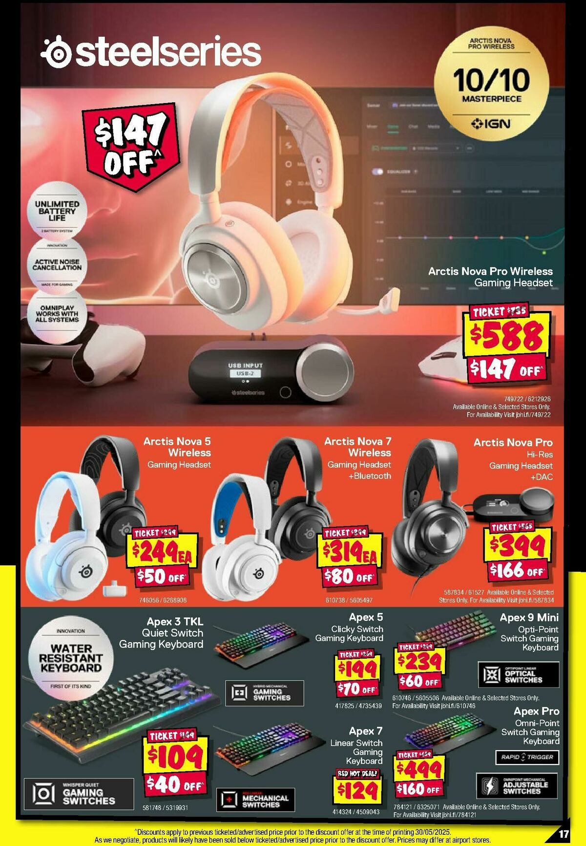 JB Hi-Fi Gear Up Gaming Sale! Catalogues from 12 June