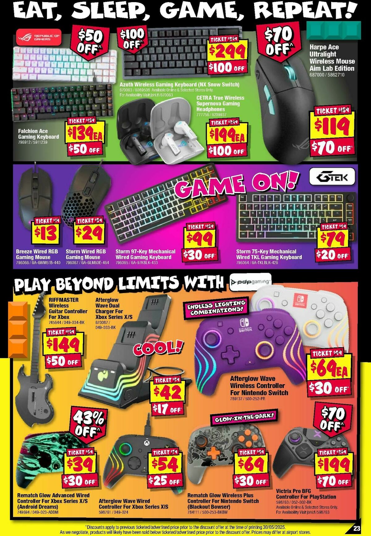 JB Hi-Fi Gear Up Gaming Sale! Catalogues from 12 June
