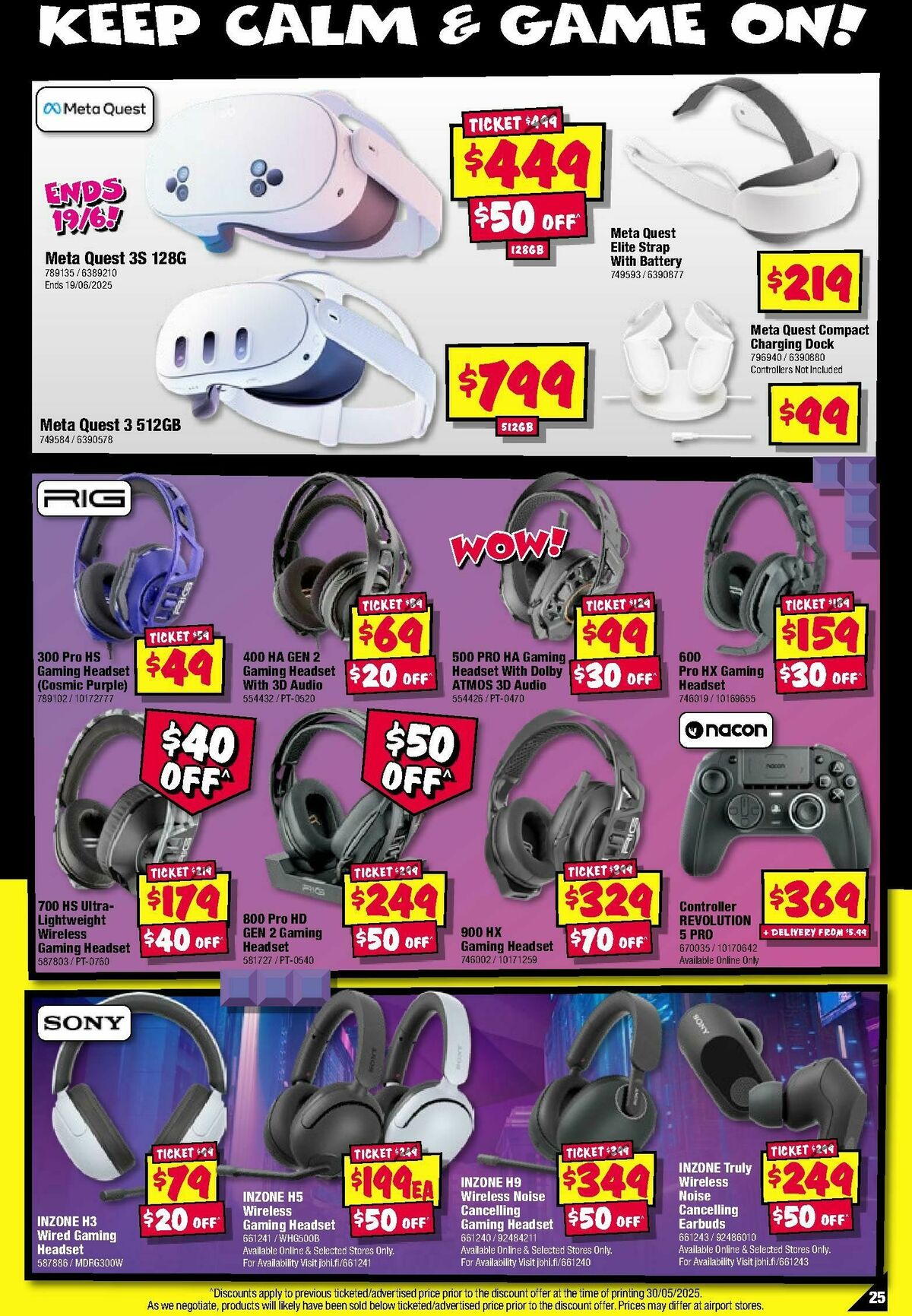 JB Hi-Fi Gear Up Gaming Sale! Catalogues from 12 June