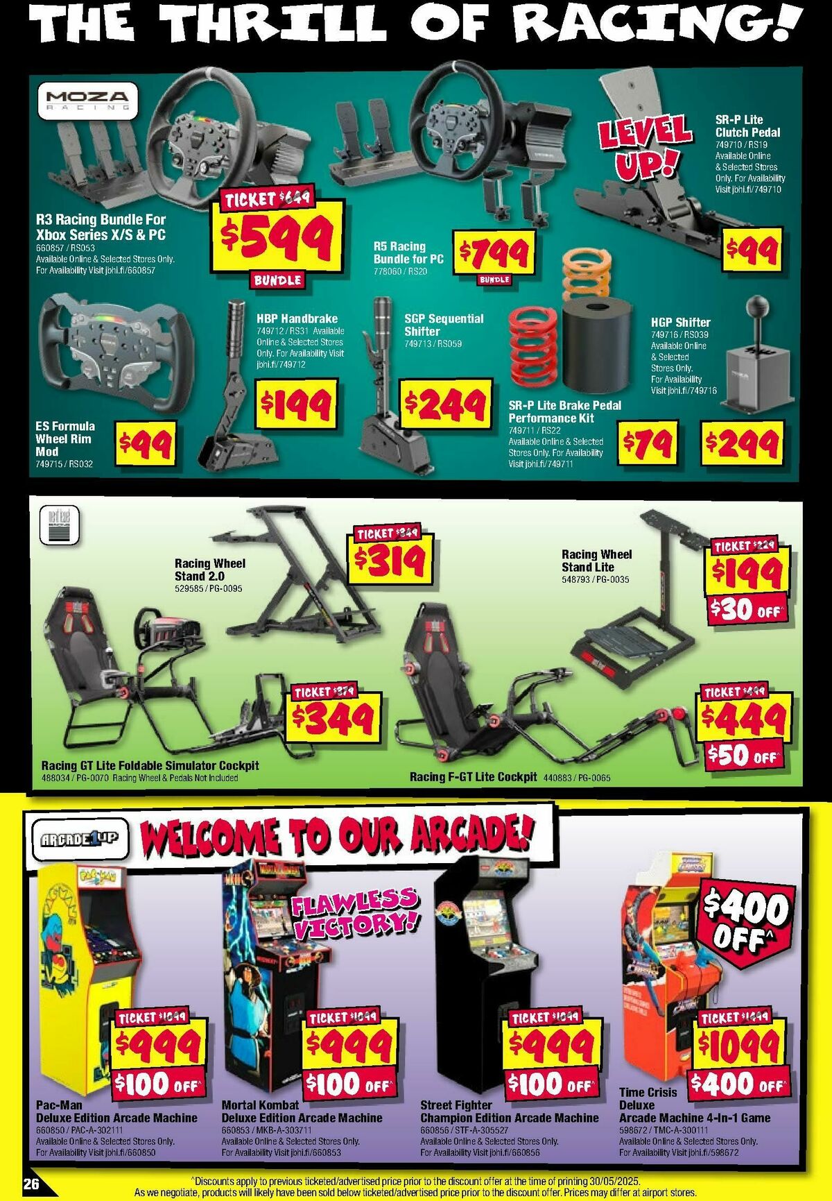 JB Hi-Fi Gear Up Gaming Sale! Catalogues from 12 June