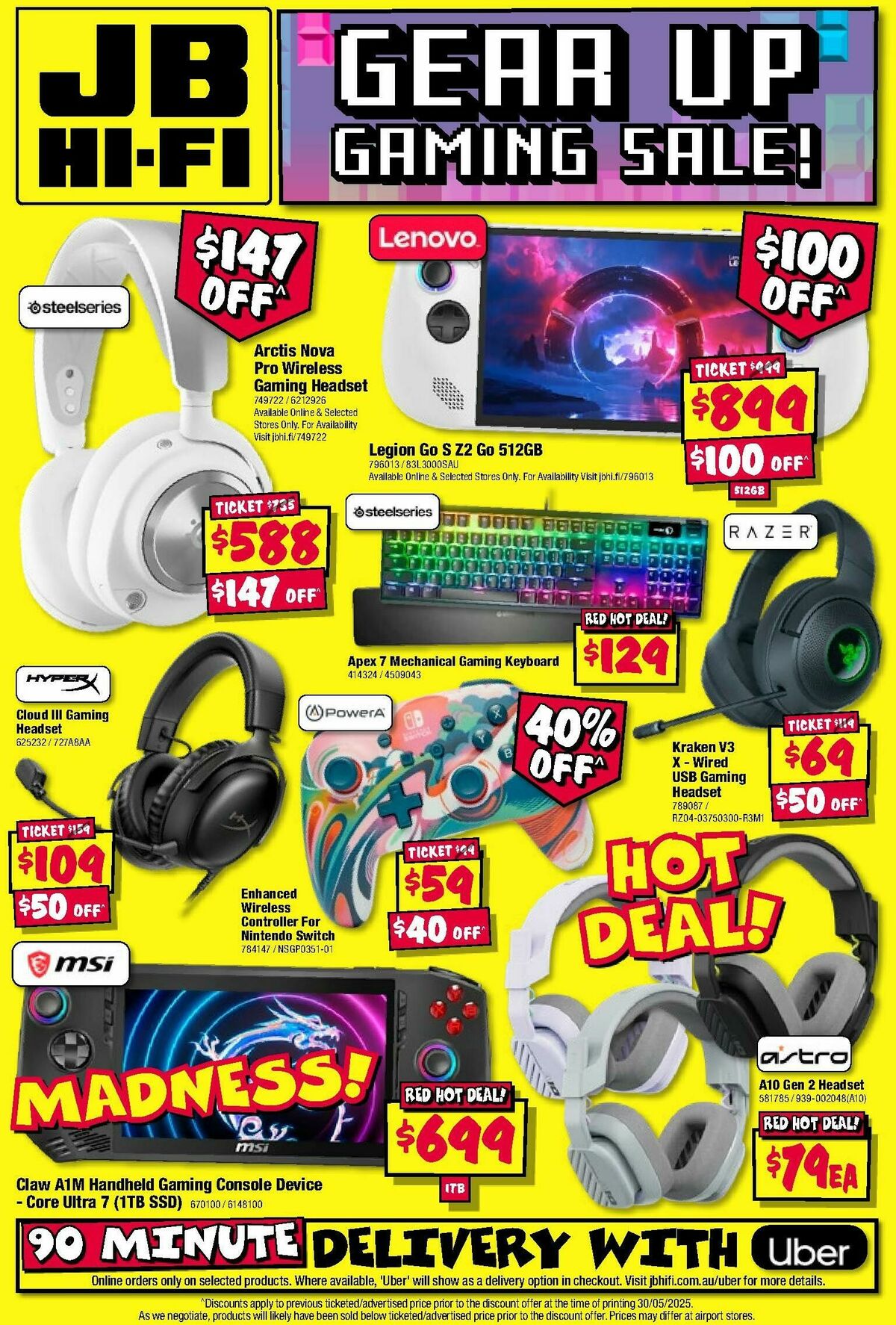 JB Hi-Fi Gear Up Gaming Sale! Catalogues from 12 June