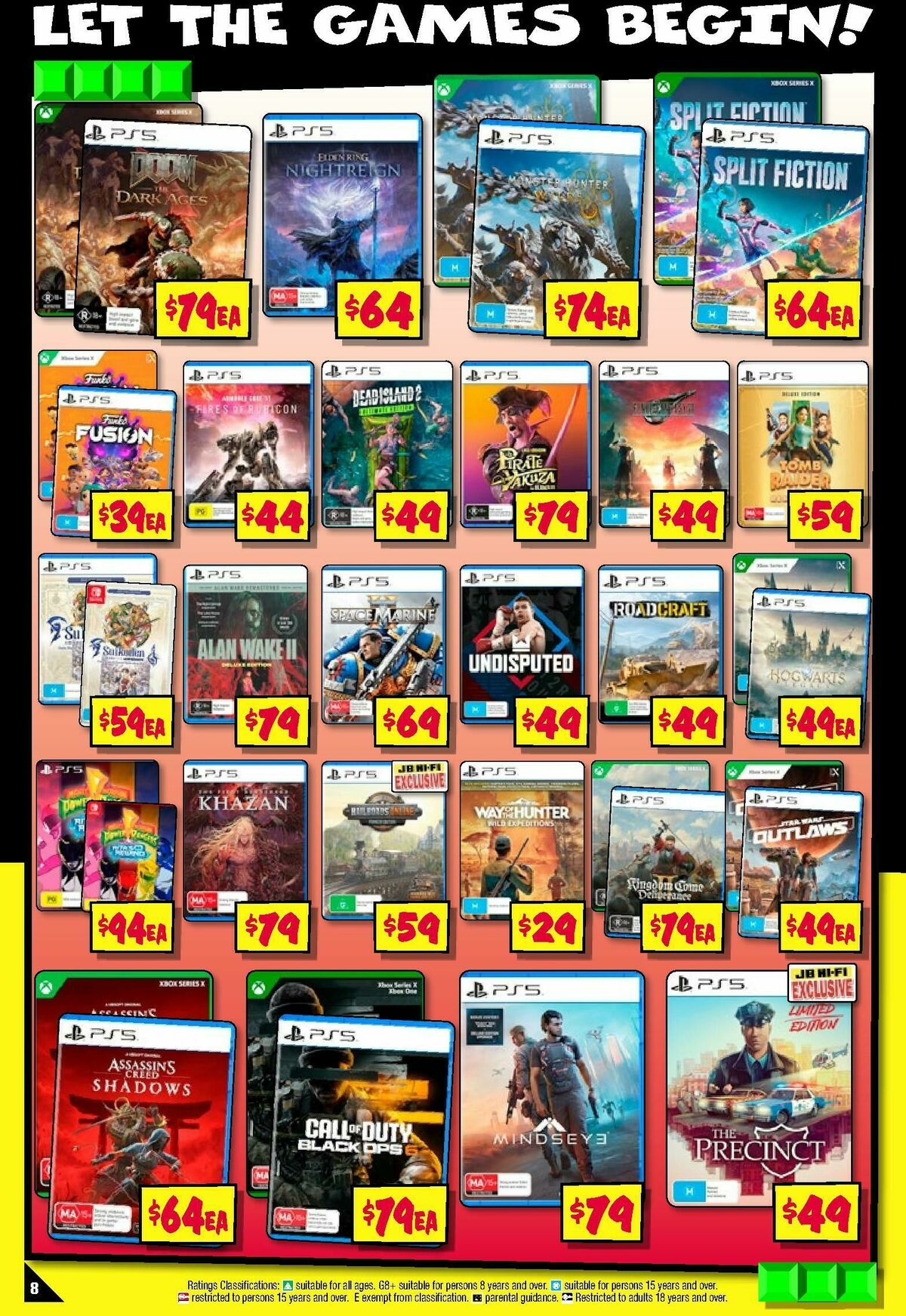 JB Hi-Fi Gear Up Gaming Sale! Catalogues from 12 June