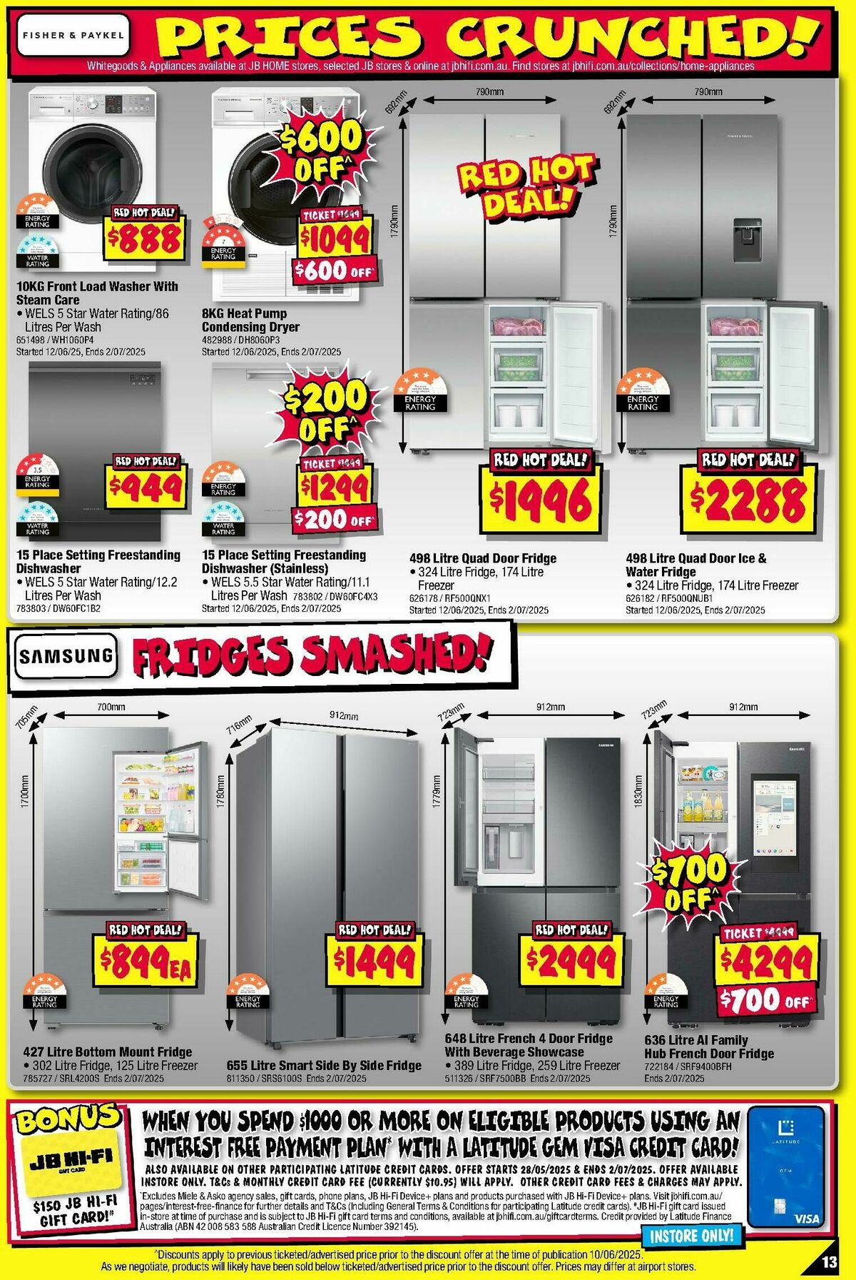 JB Hi-Fi Home Appliance Sellout Catalogues from 19 June