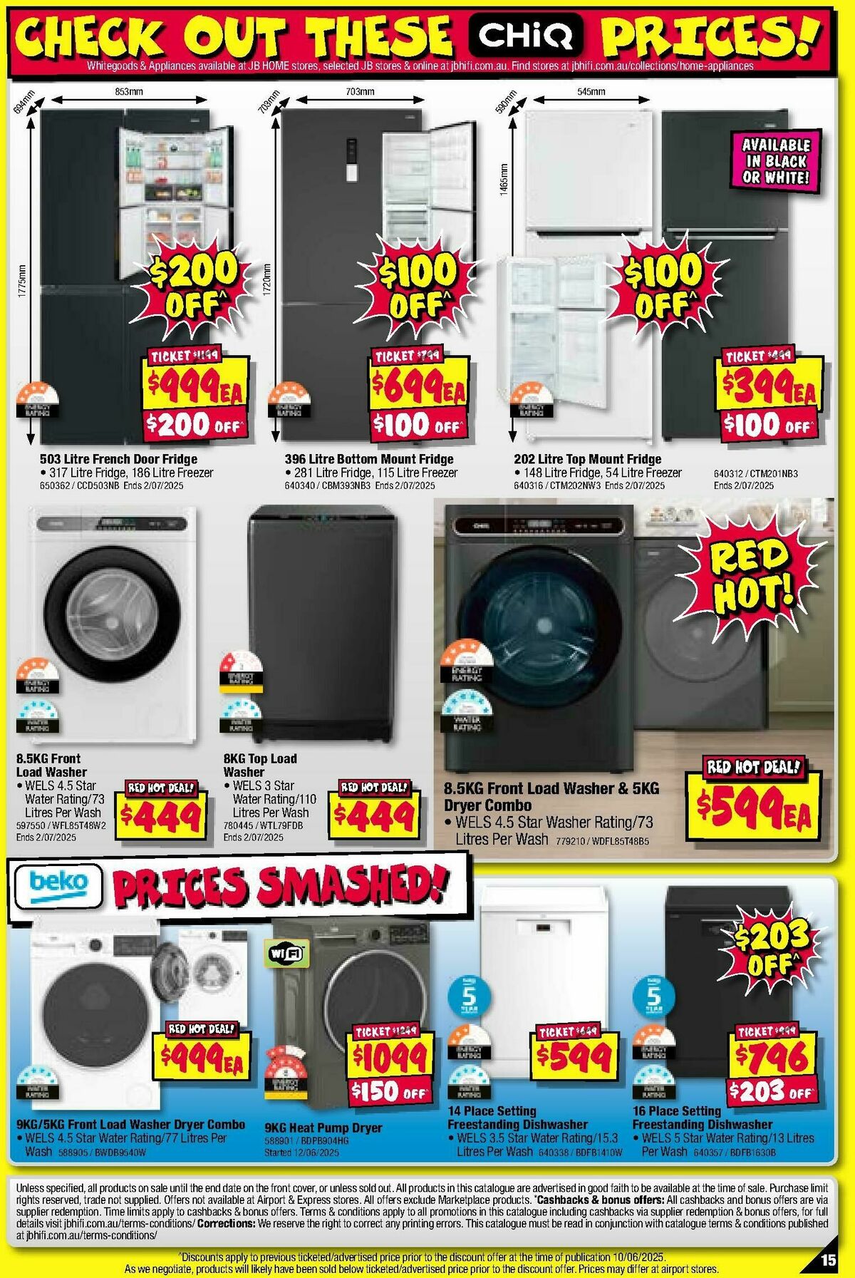 JB Hi-Fi Home Appliance Sellout Catalogues from 19 June