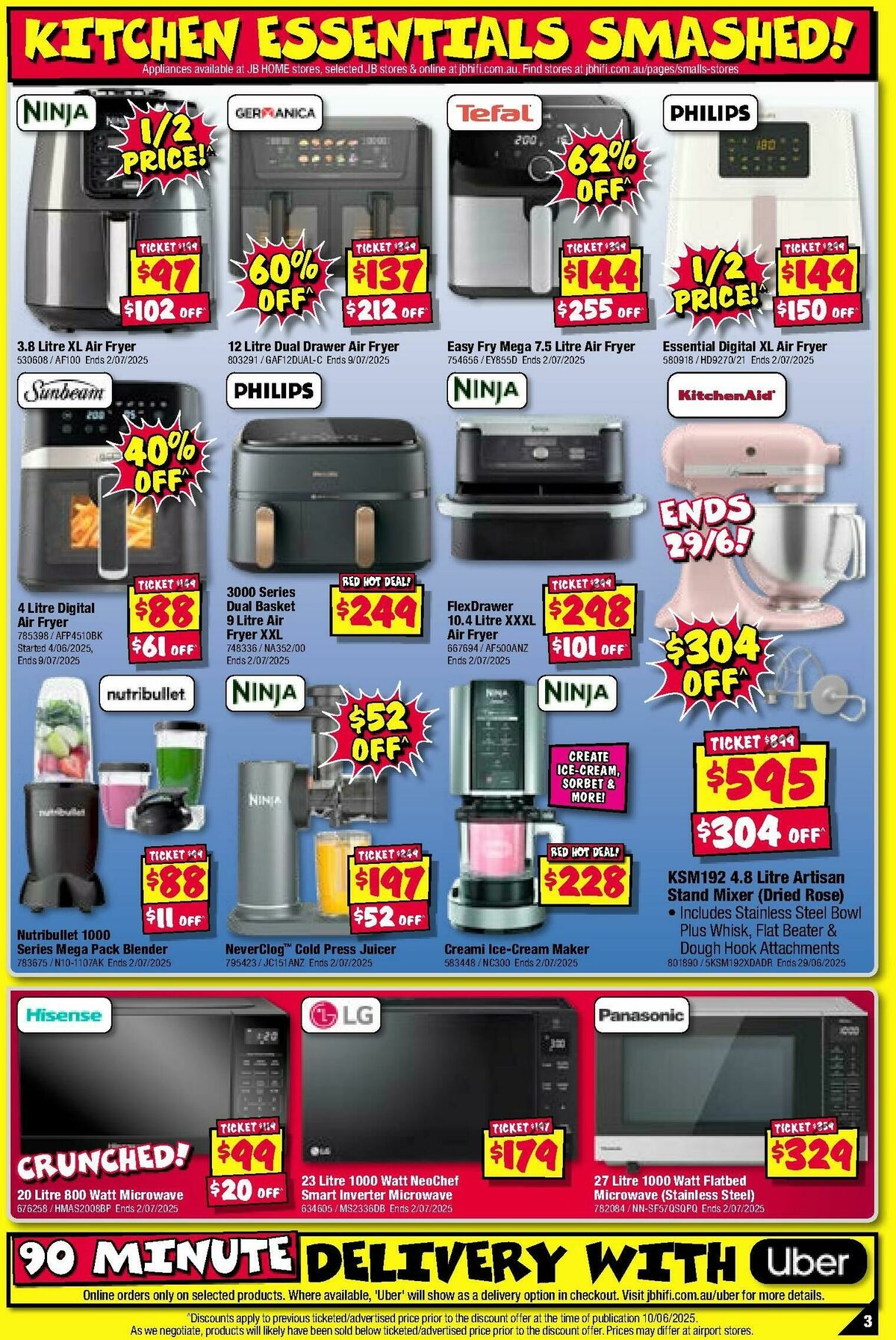 JB Hi-Fi Home Appliance Sellout Catalogues from 19 June
