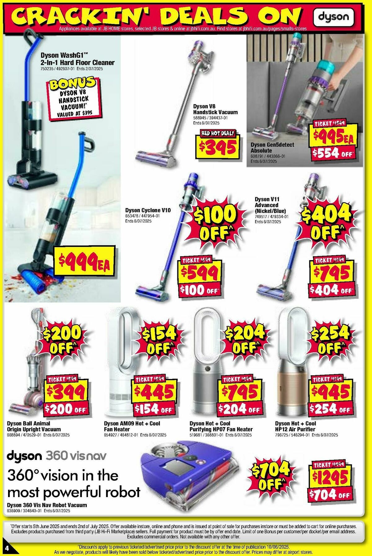 JB Hi-Fi Home Appliance Sellout Catalogues from 19 June