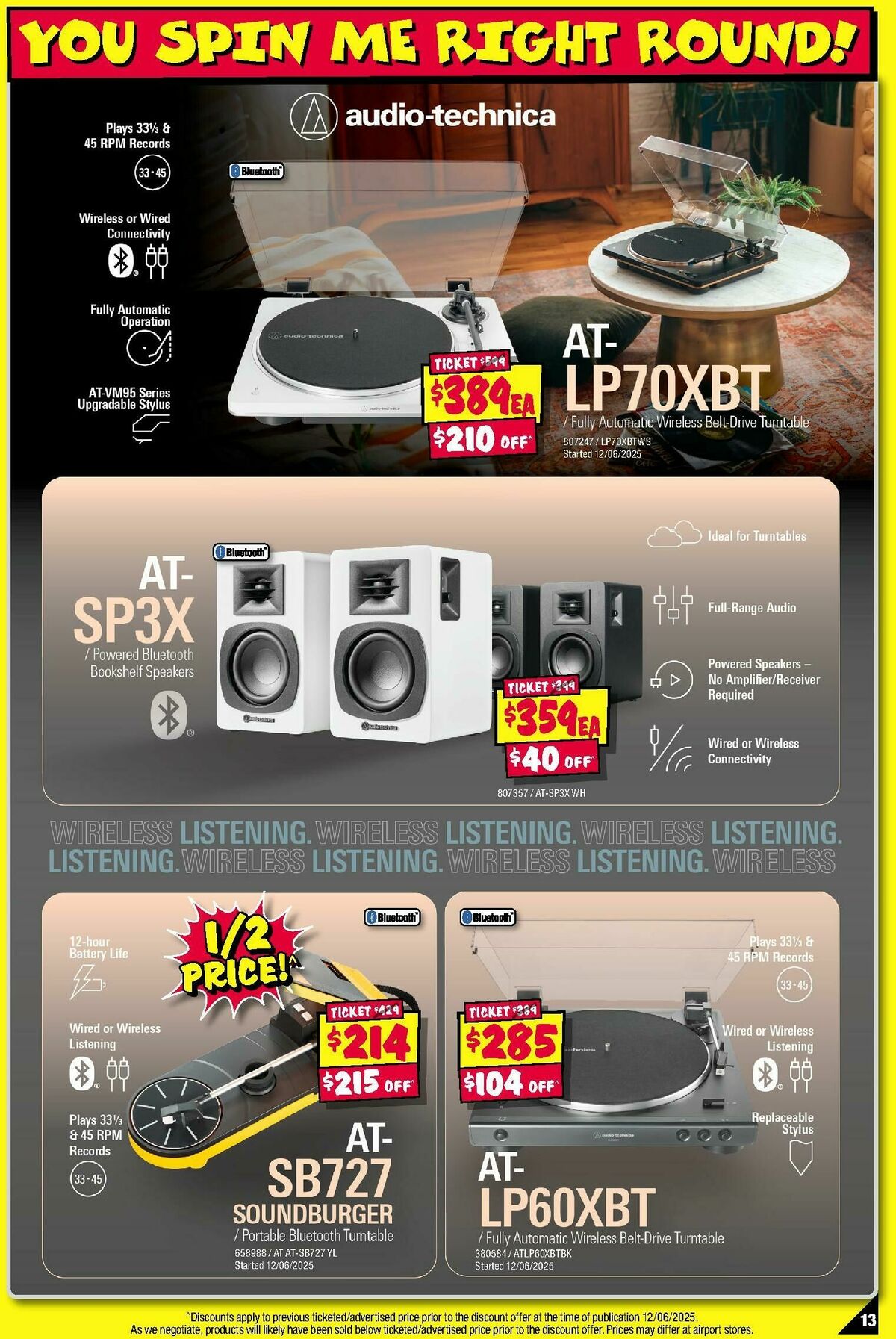 JB Hi-Fi Audio Bonanza! Catalogues from 19 June