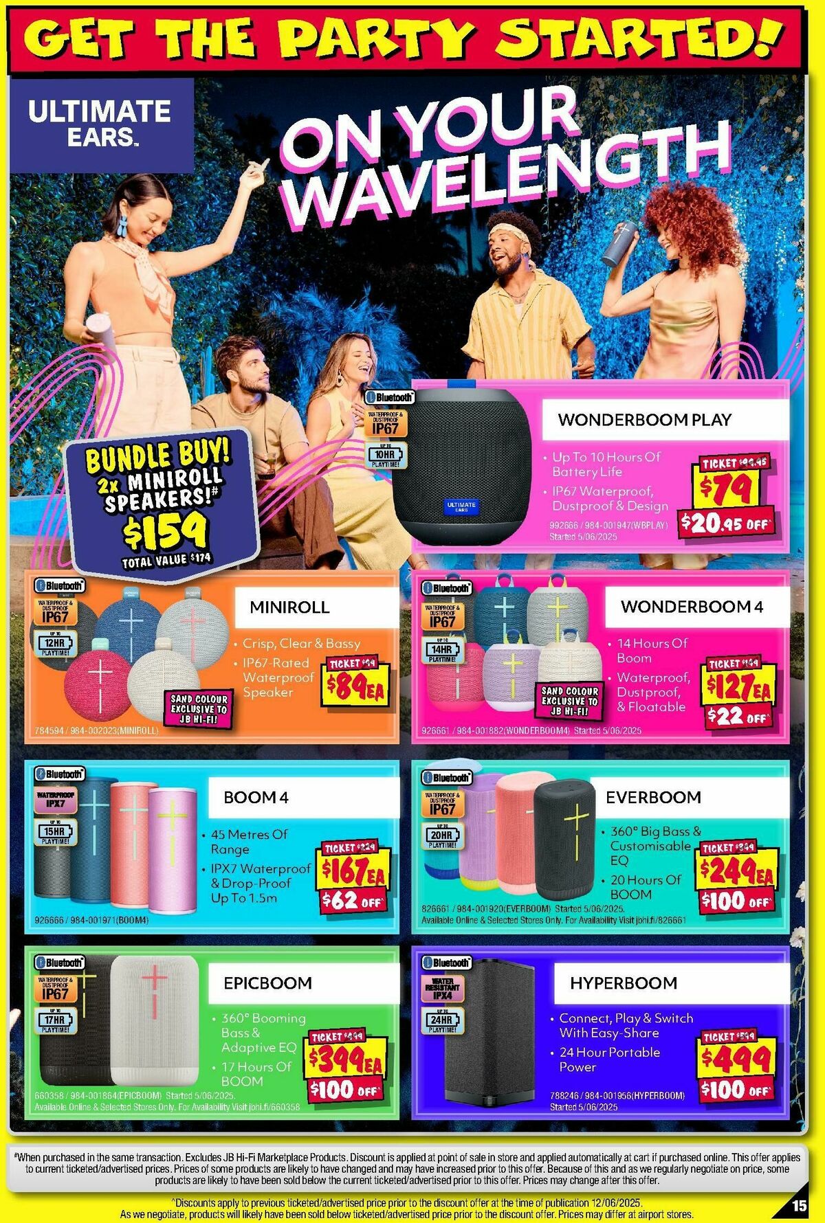 JB Hi-Fi Audio Bonanza! Catalogues from 19 June