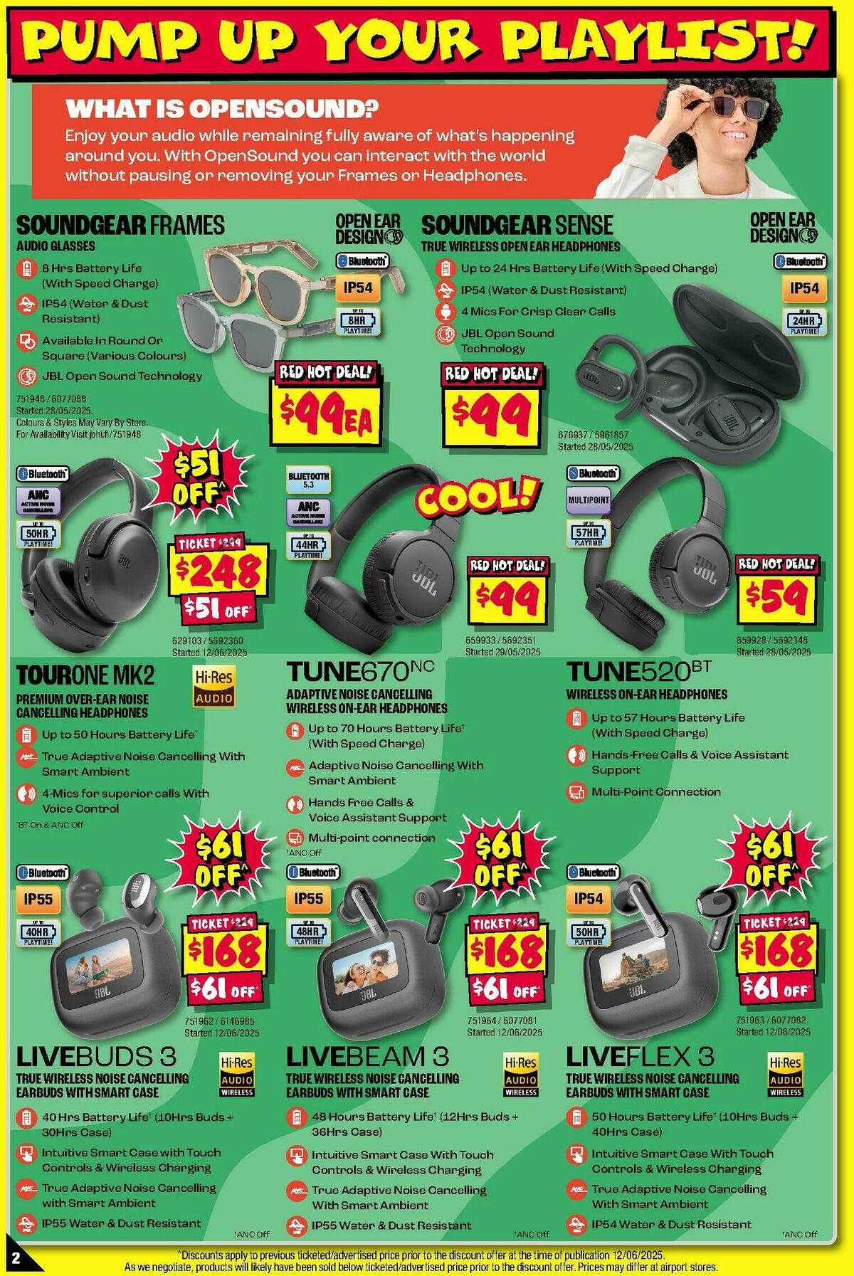 JB Hi-Fi Audio Bonanza! Catalogues from 19 June