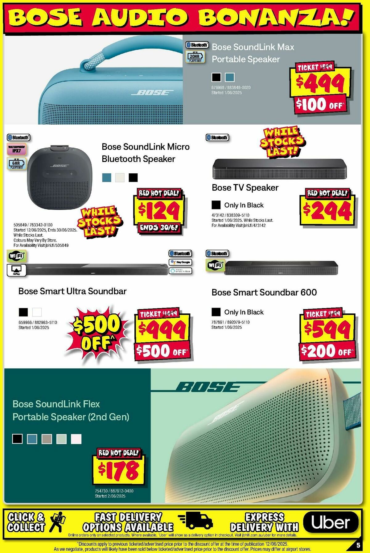 JB Hi-Fi Audio Bonanza! Catalogues from 19 June