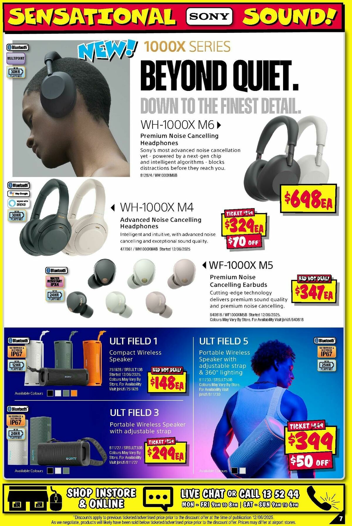 JB Hi-Fi Audio Bonanza! Catalogues from 19 June