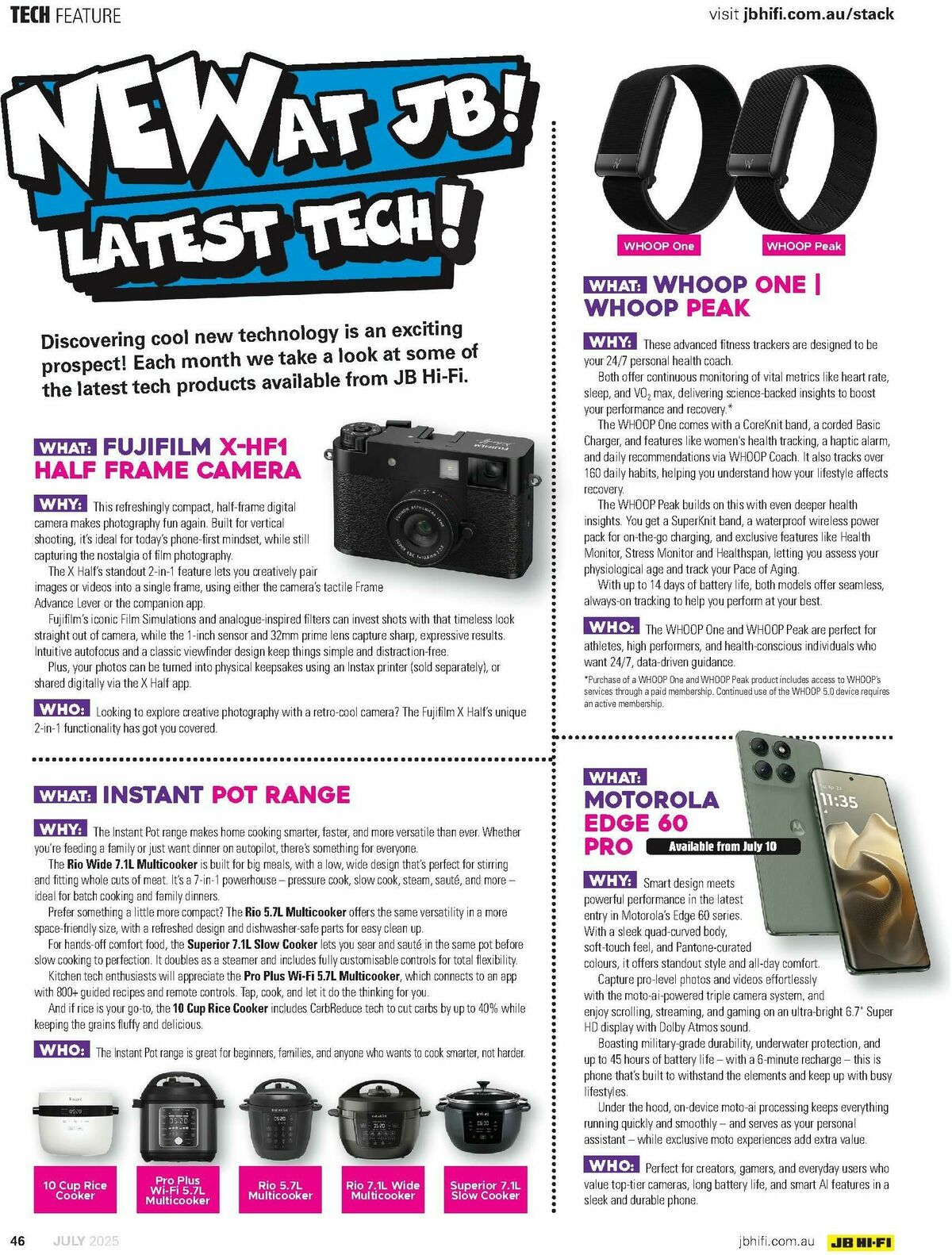 JB Hi-Fi Magazine July Catalogues from 1 July