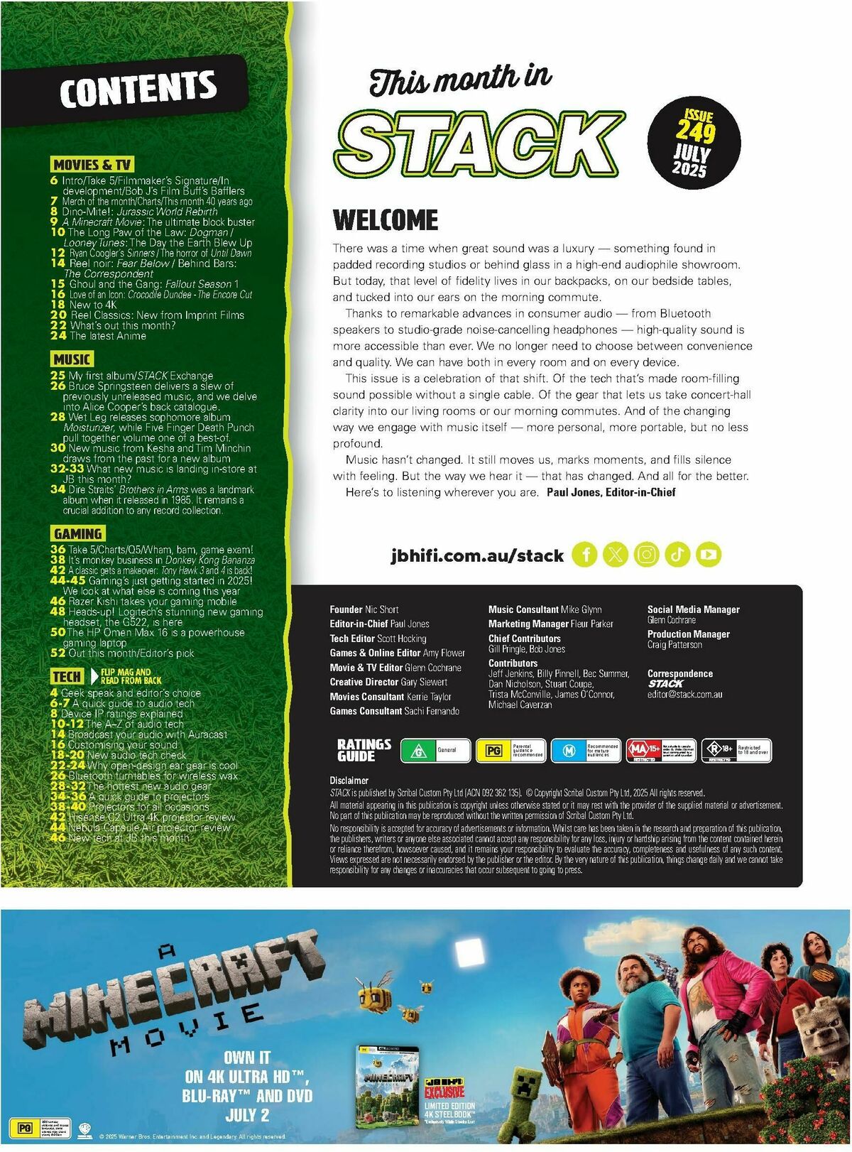JB Hi-Fi Magazine July Catalogues from 1 July