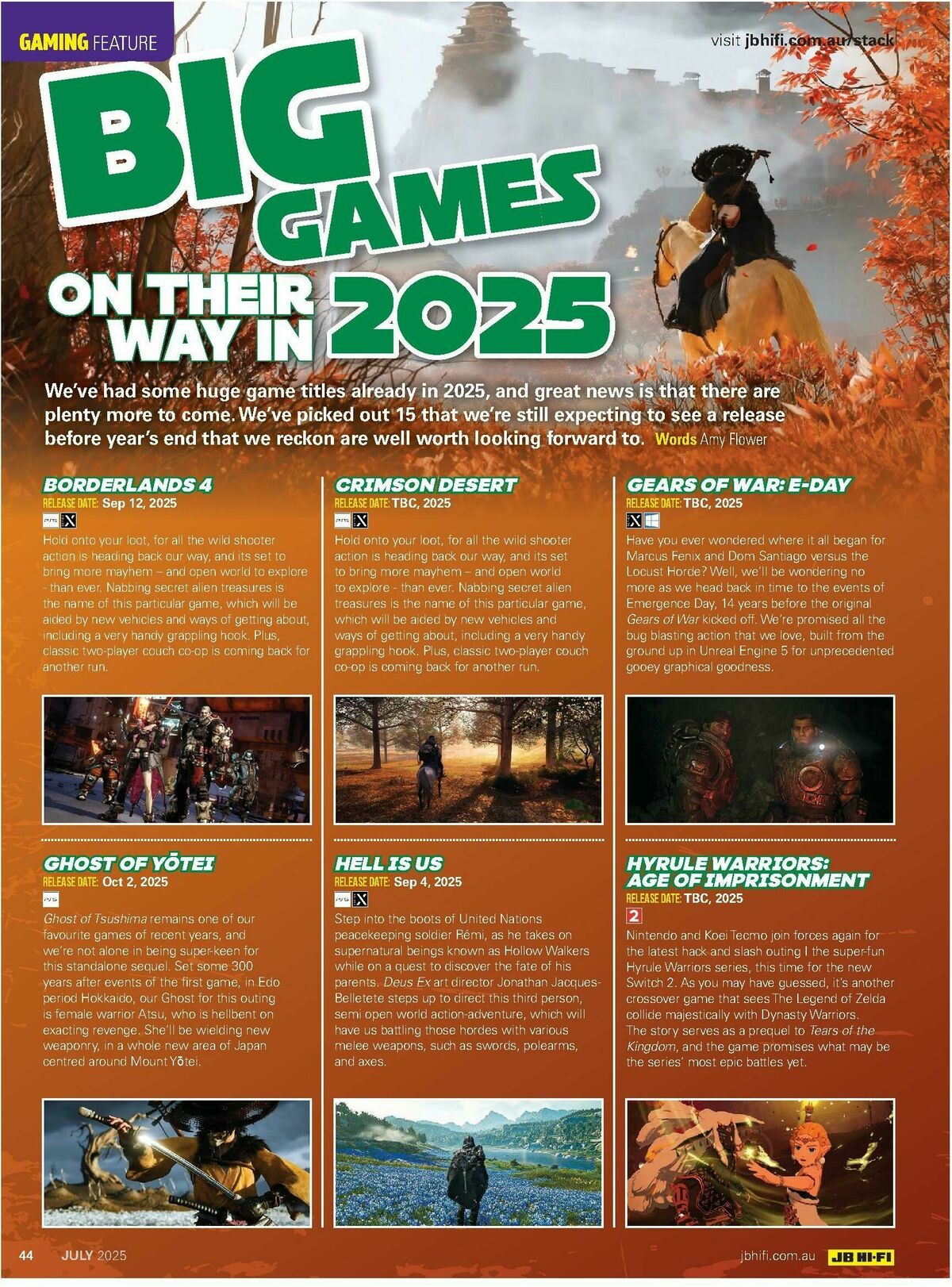 JB Hi-Fi Magazine July Catalogues from 1 July