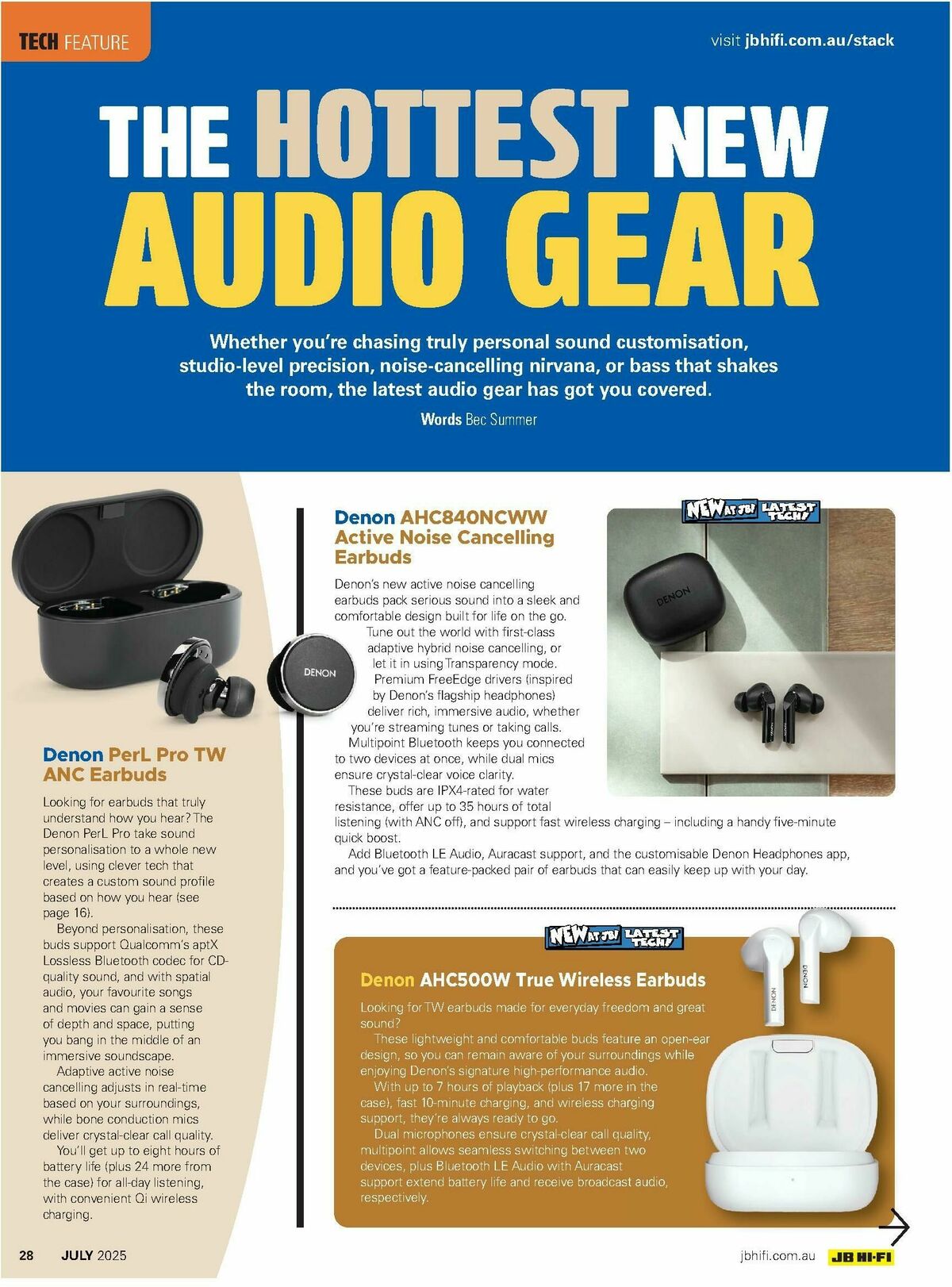 JB Hi-Fi Magazine July Catalogues from 1 July