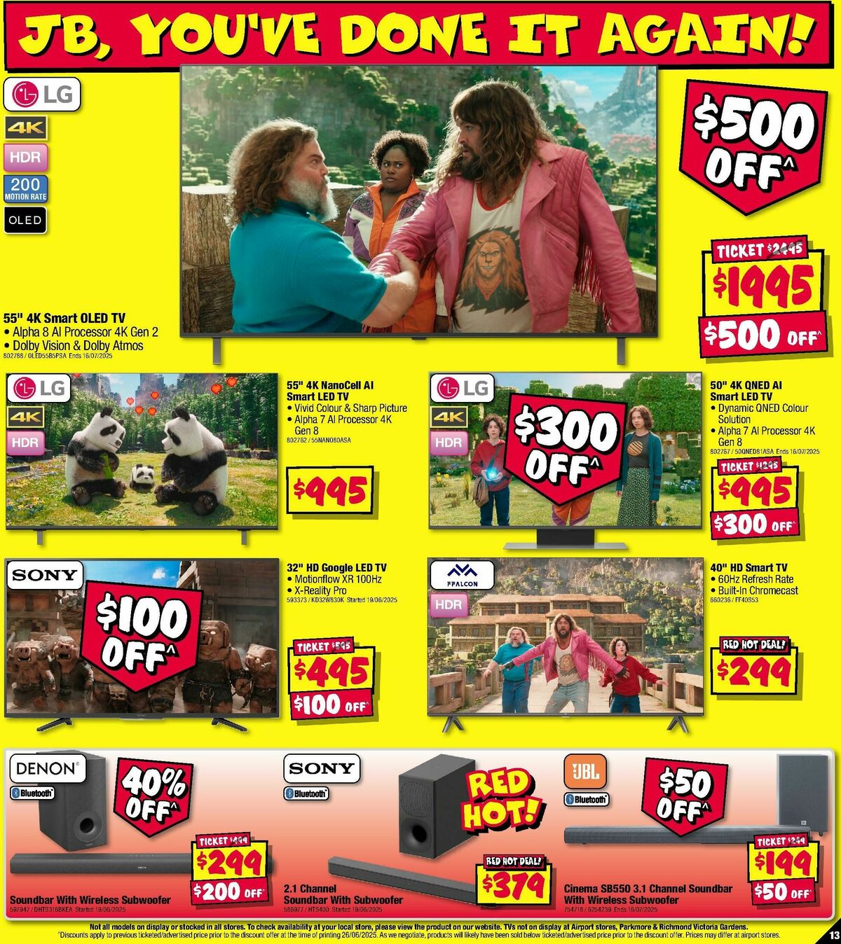 JB Hi-Fi Catalogues from 3 July