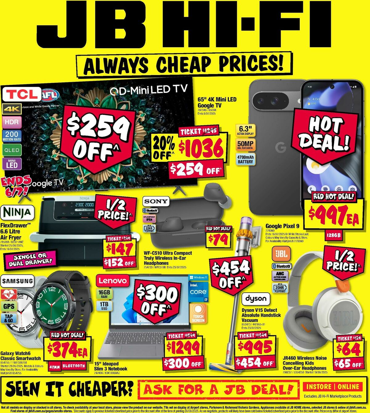 JB Hi-Fi Catalogues from 3 July