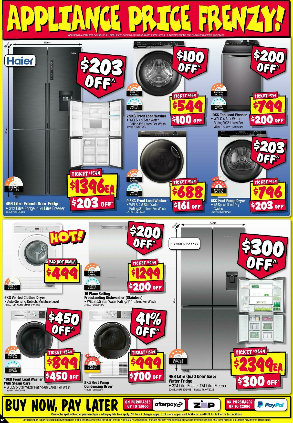 JB Hi-Fi Home Appliance Sellout Catalogues from 17 July