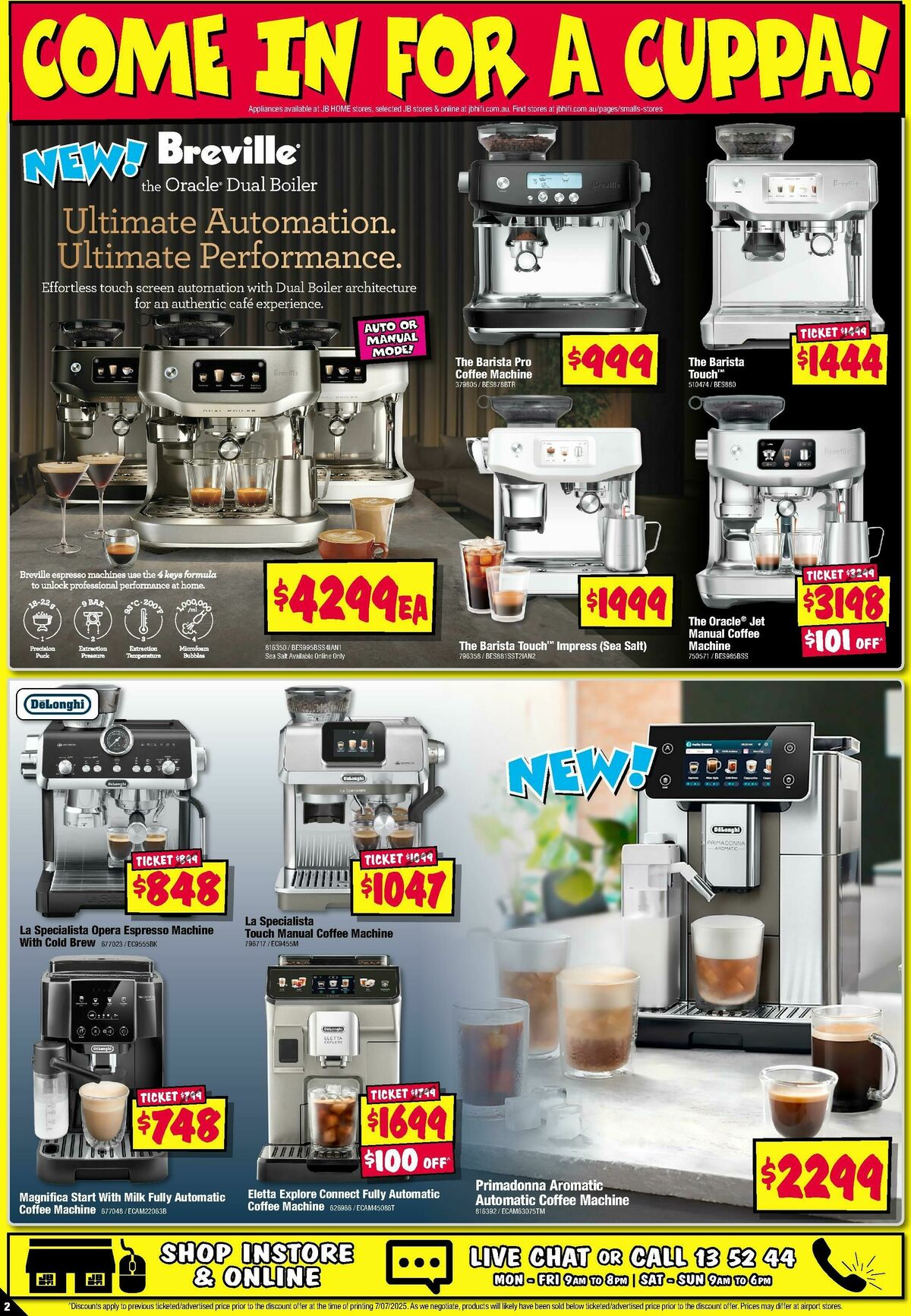 JB Hi-Fi Home Appliance Sellout Catalogues from 17 July