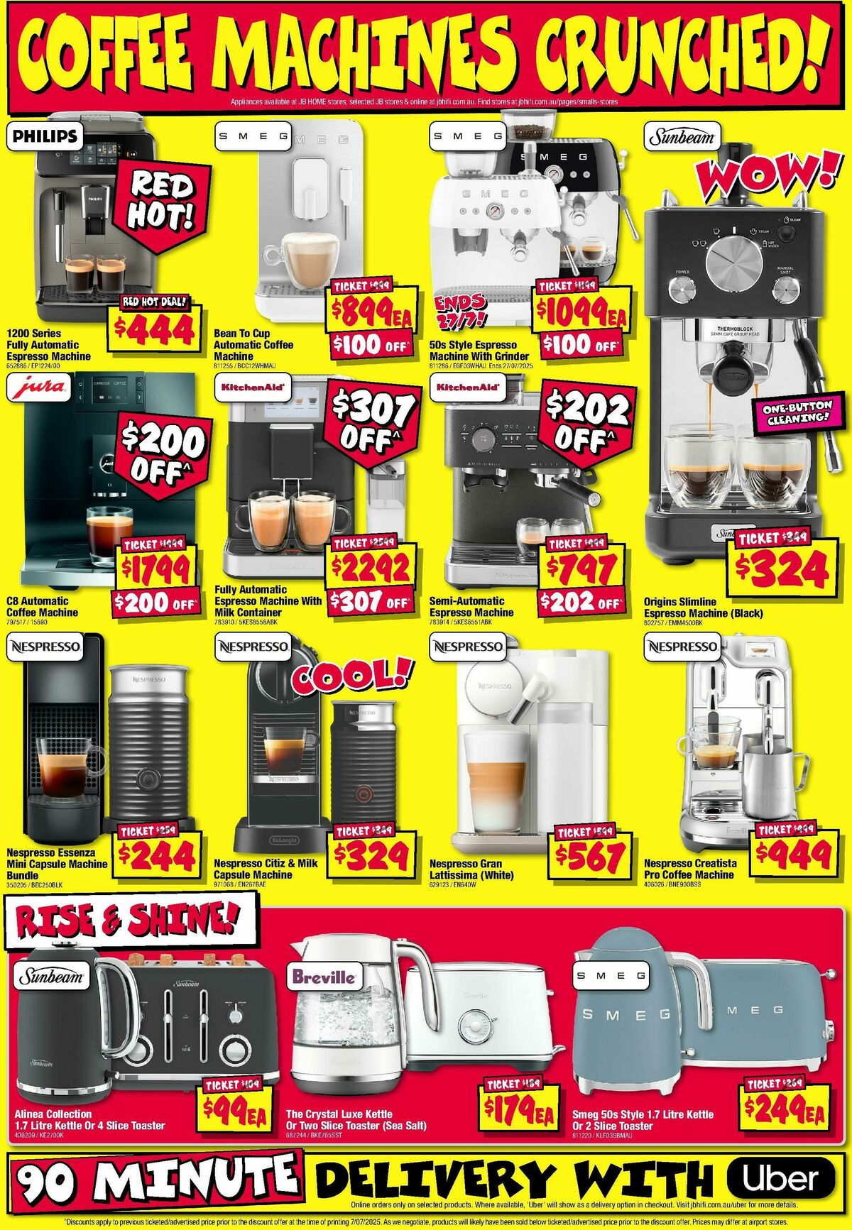 JB Hi-Fi Home Appliance Sellout Catalogues from 17 July