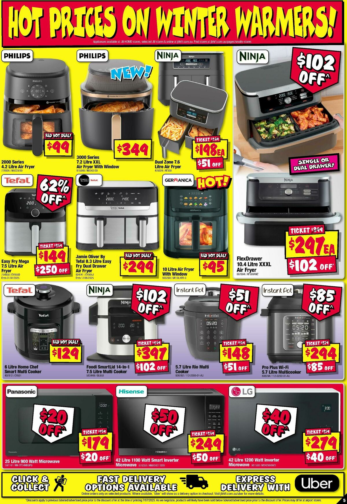 JB Hi-Fi Home Appliance Sellout Catalogues from 17 July