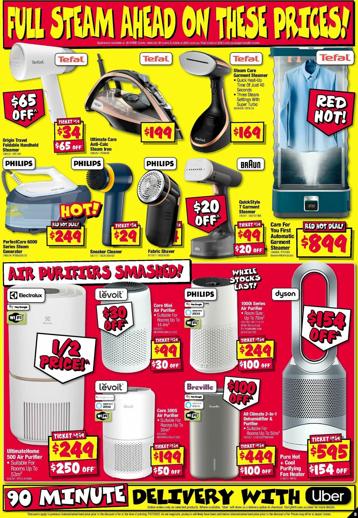 JB Hi-Fi Home Appliance Sellout Catalogues from 17 July