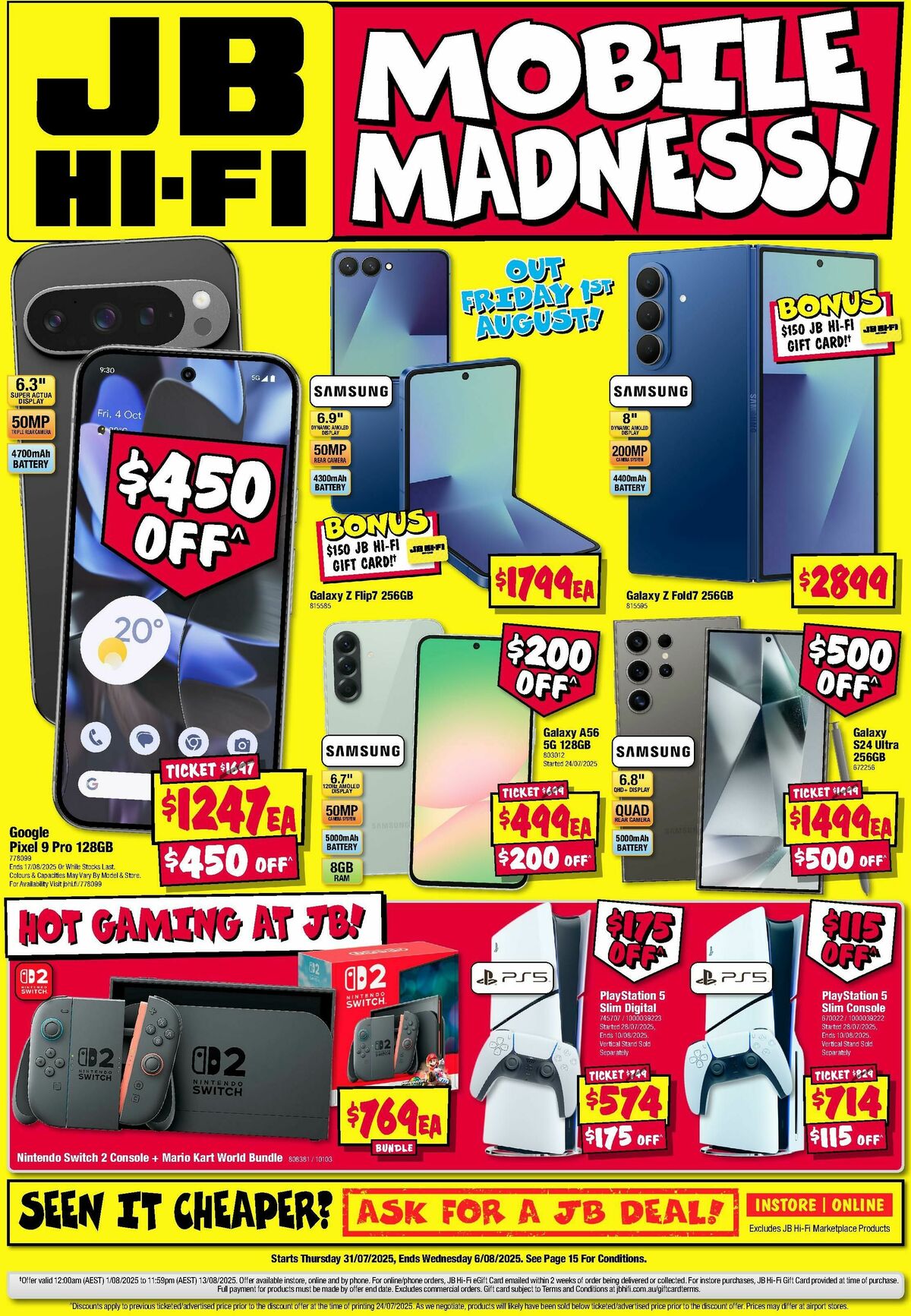 JB Hi-Fi Catalogues from 31 July
