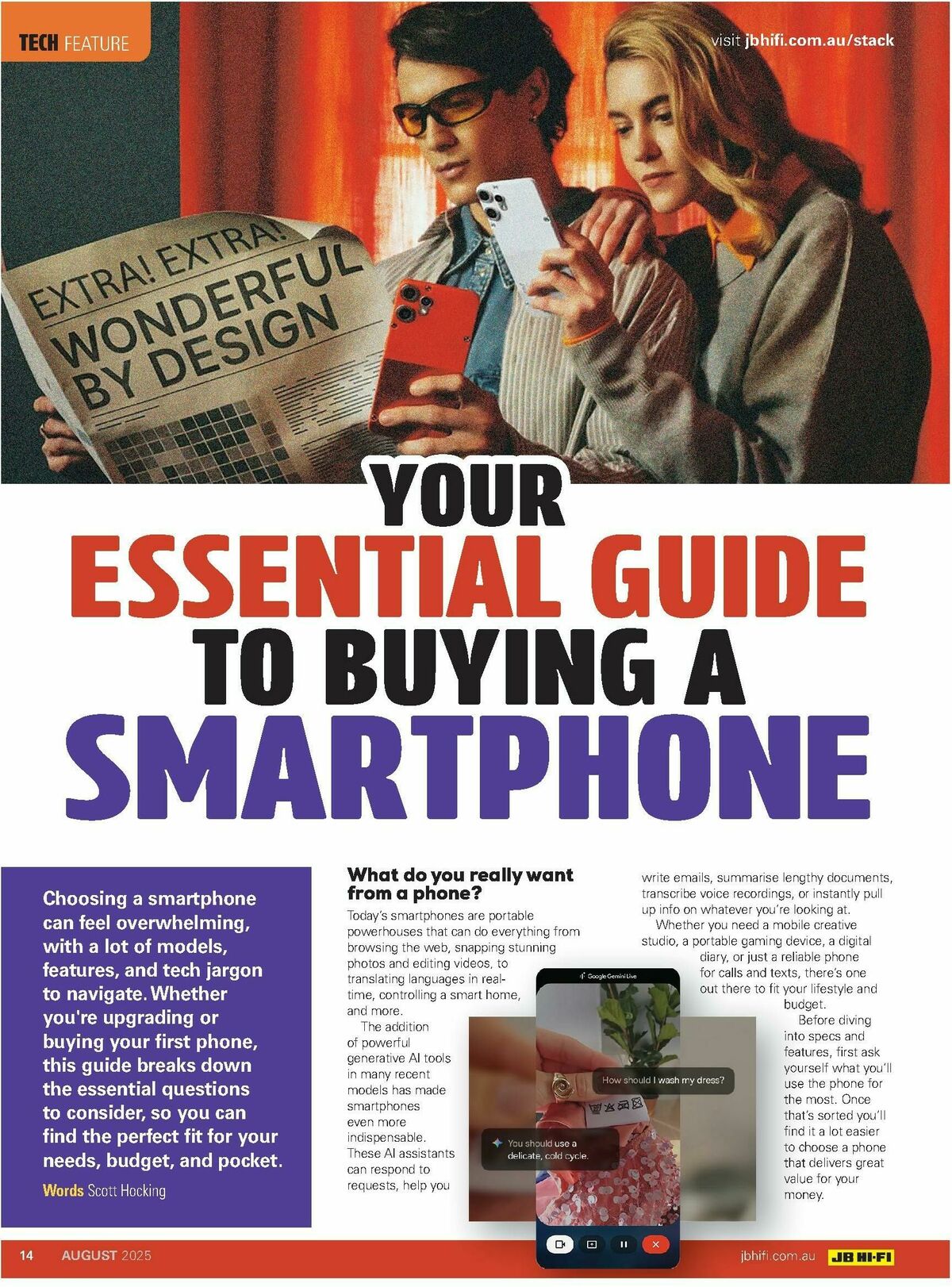 JB Hi-Fi Magazine August Catalogues from 1 August