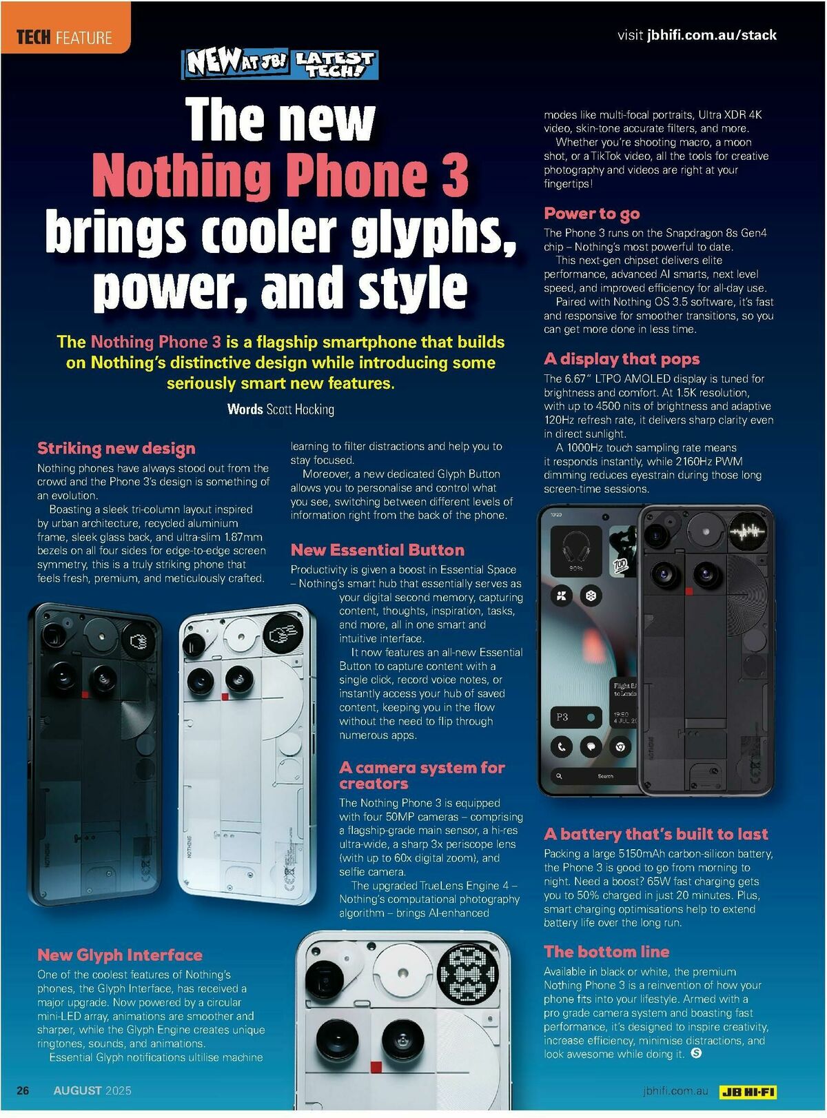 JB Hi-Fi Magazine August Catalogues from 1 August