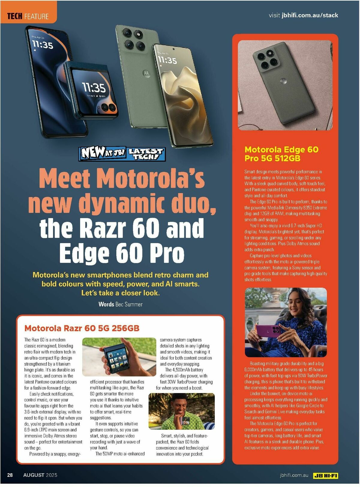 JB Hi-Fi Magazine August Catalogues from 1 August