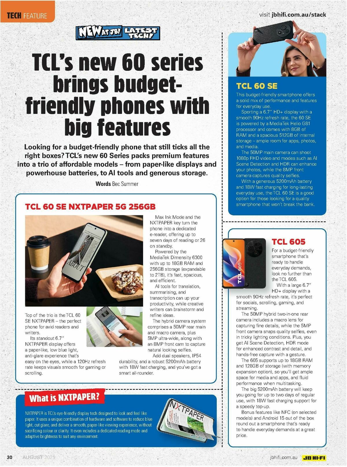 JB Hi-Fi Magazine August Catalogues from 1 August