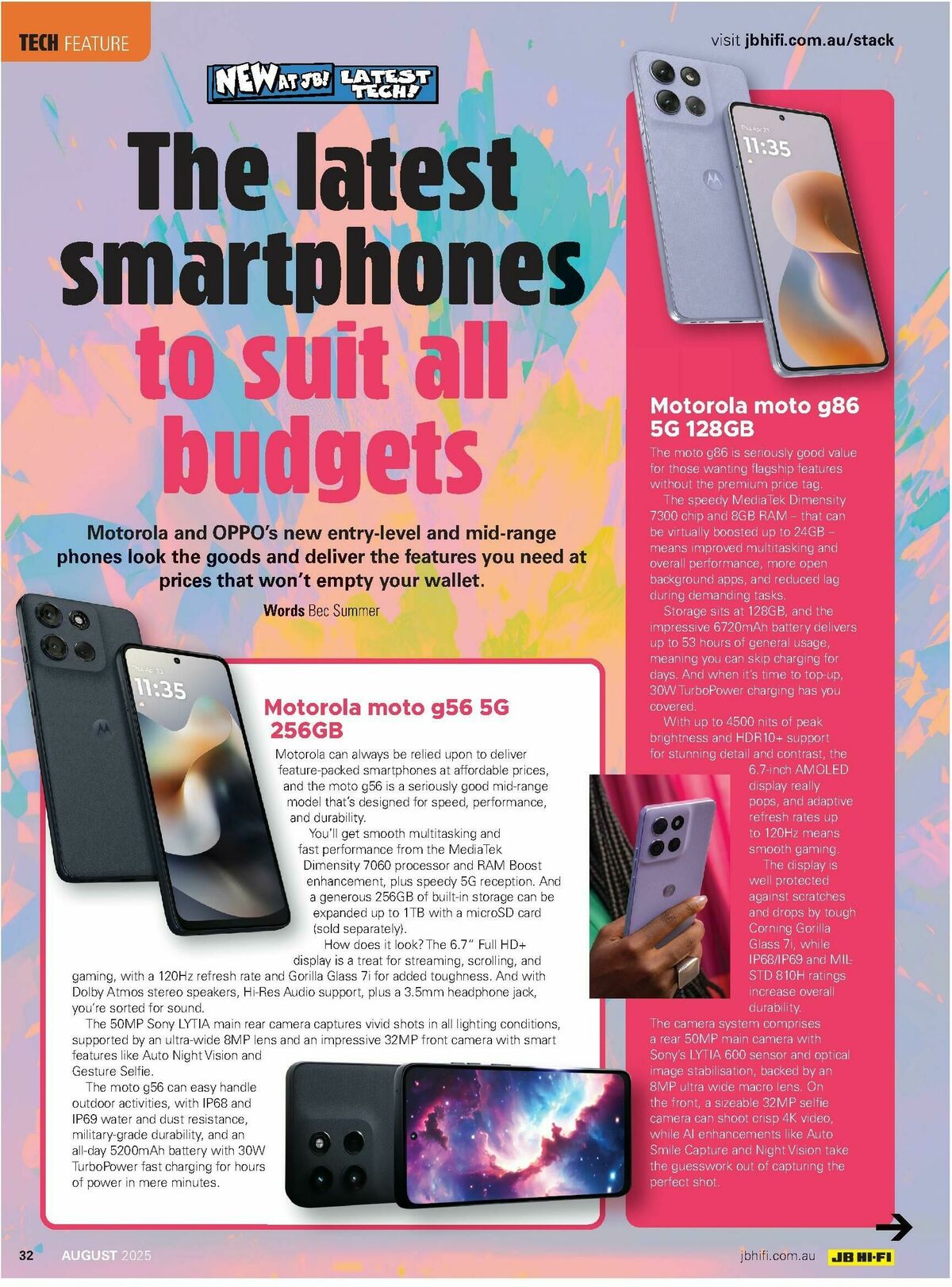 JB Hi-Fi Magazine August Catalogues from 1 August