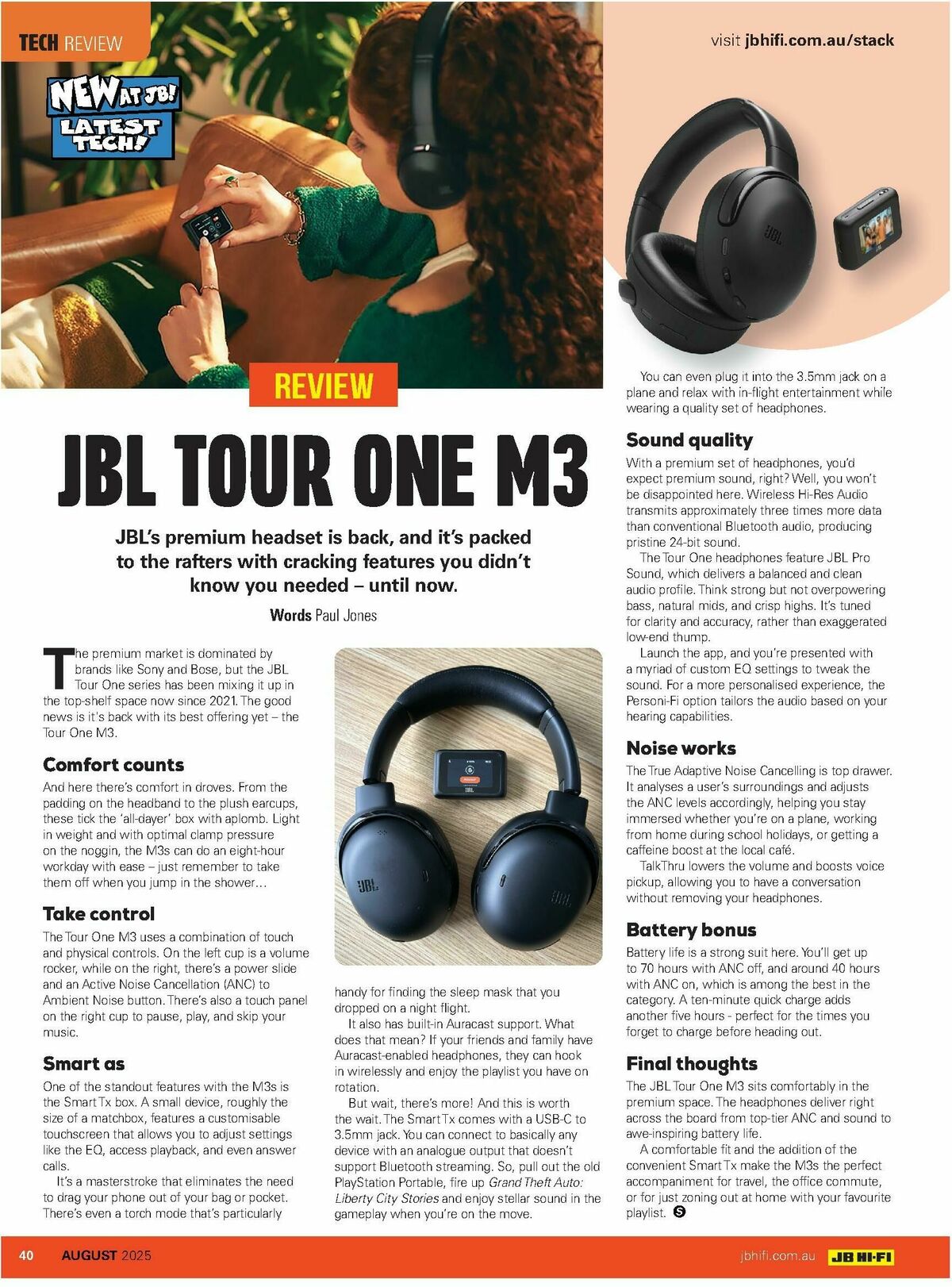 JB Hi-Fi Magazine August Catalogues from 1 August