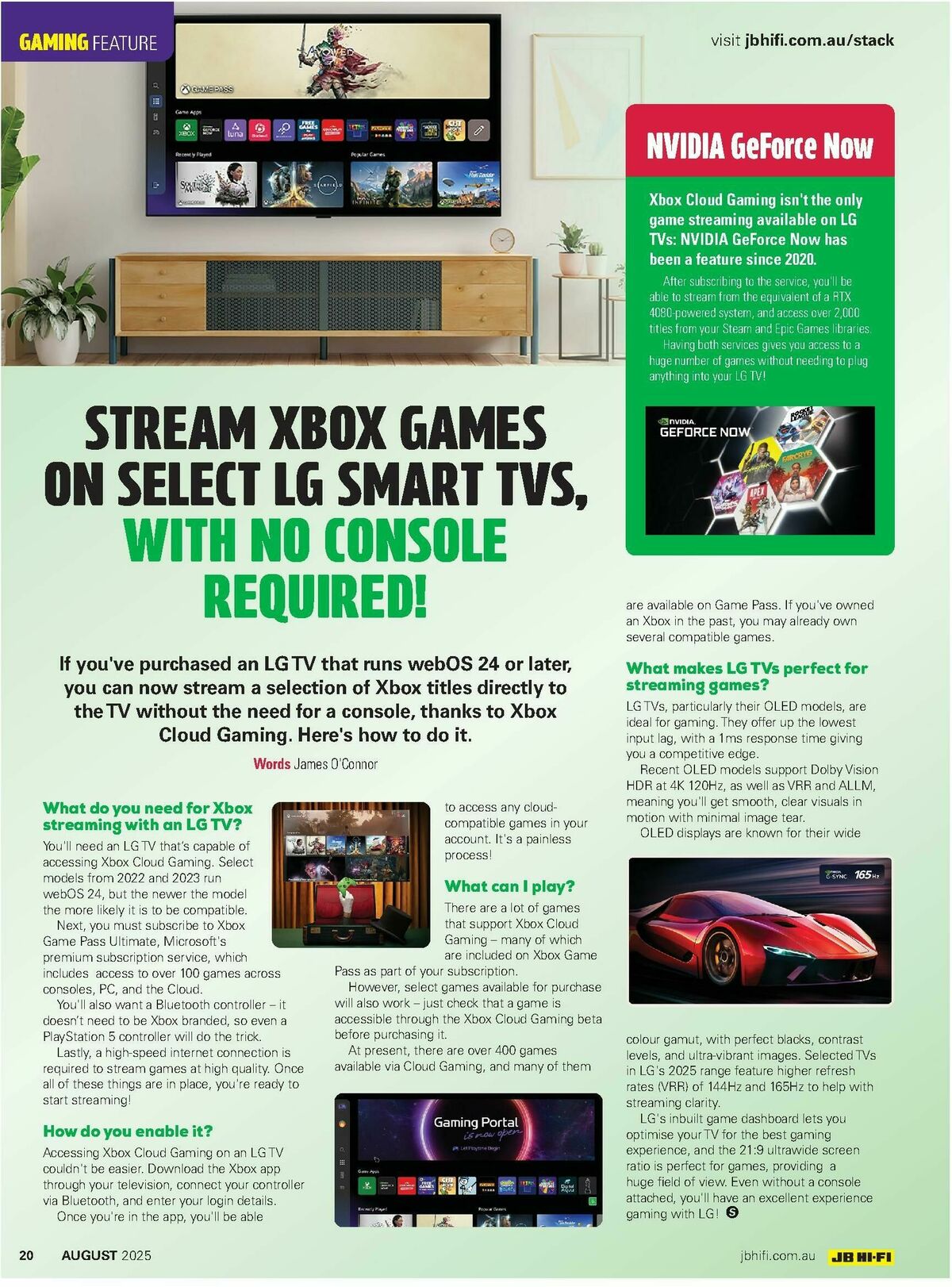 JB Hi-Fi Magazine August Catalogues from 1 August