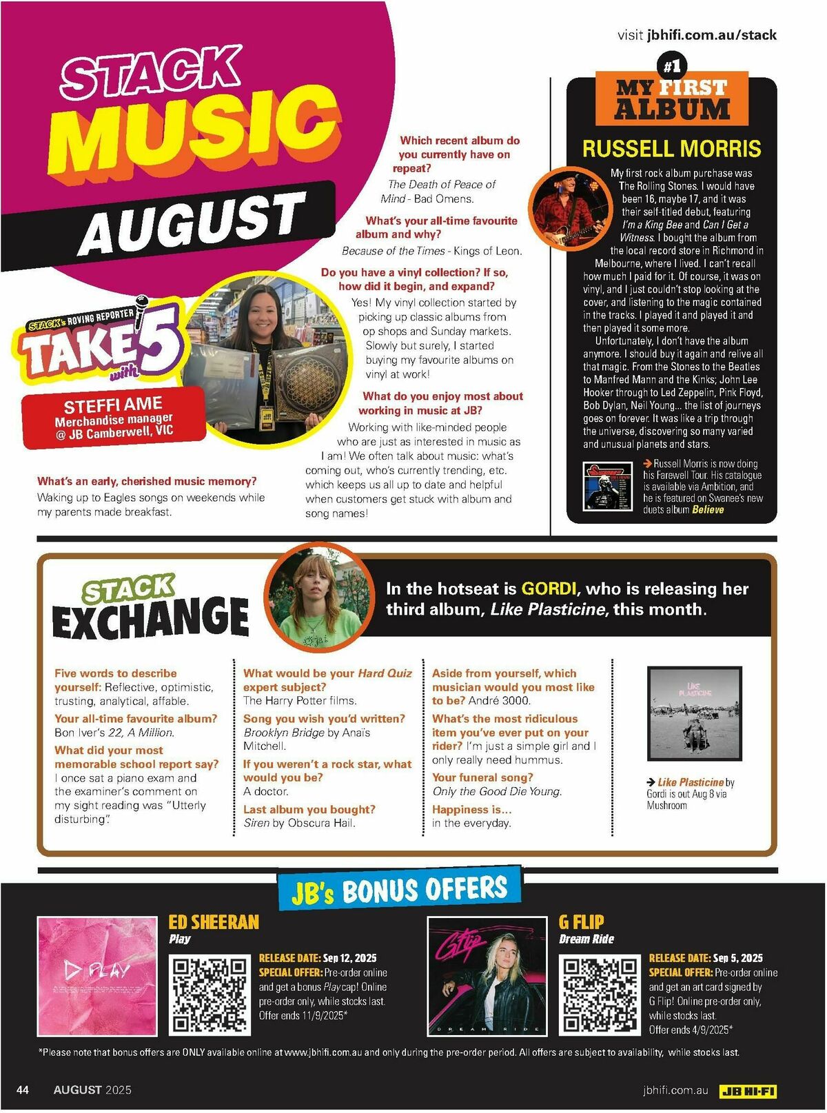 JB Hi-Fi Magazine August Catalogues from 1 August