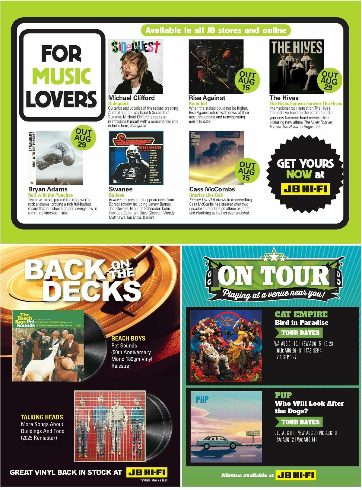 JB Hi-Fi Magazine August Catalogues from 1 August