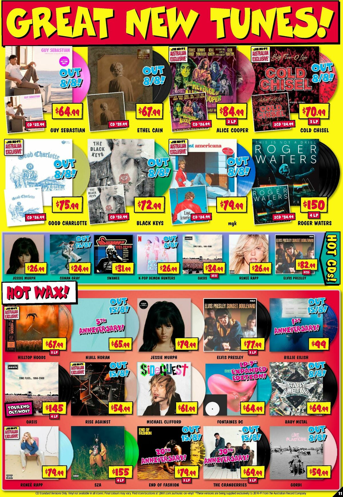 JB Hi-Fi Catalogues from 7 August