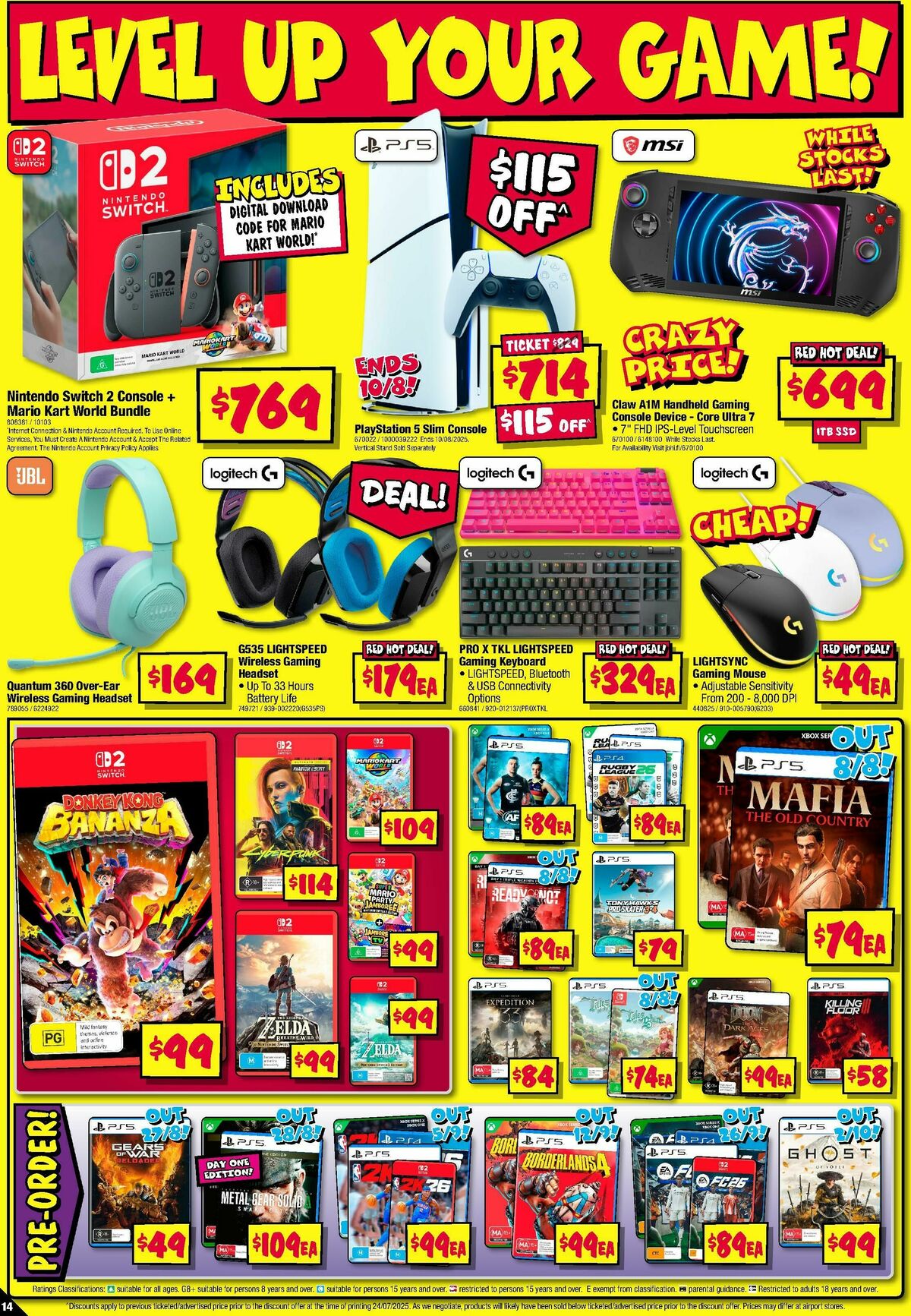 JB Hi-Fi Catalogues from 7 August