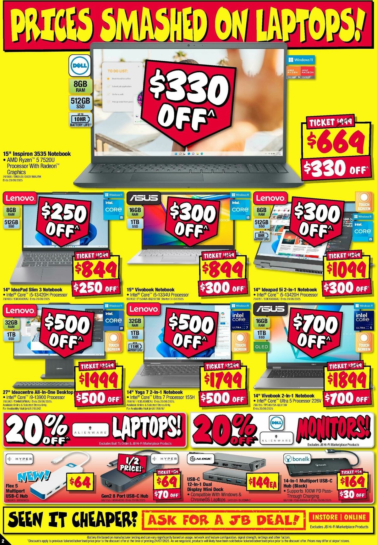 JB Hi-Fi Catalogues from 7 August