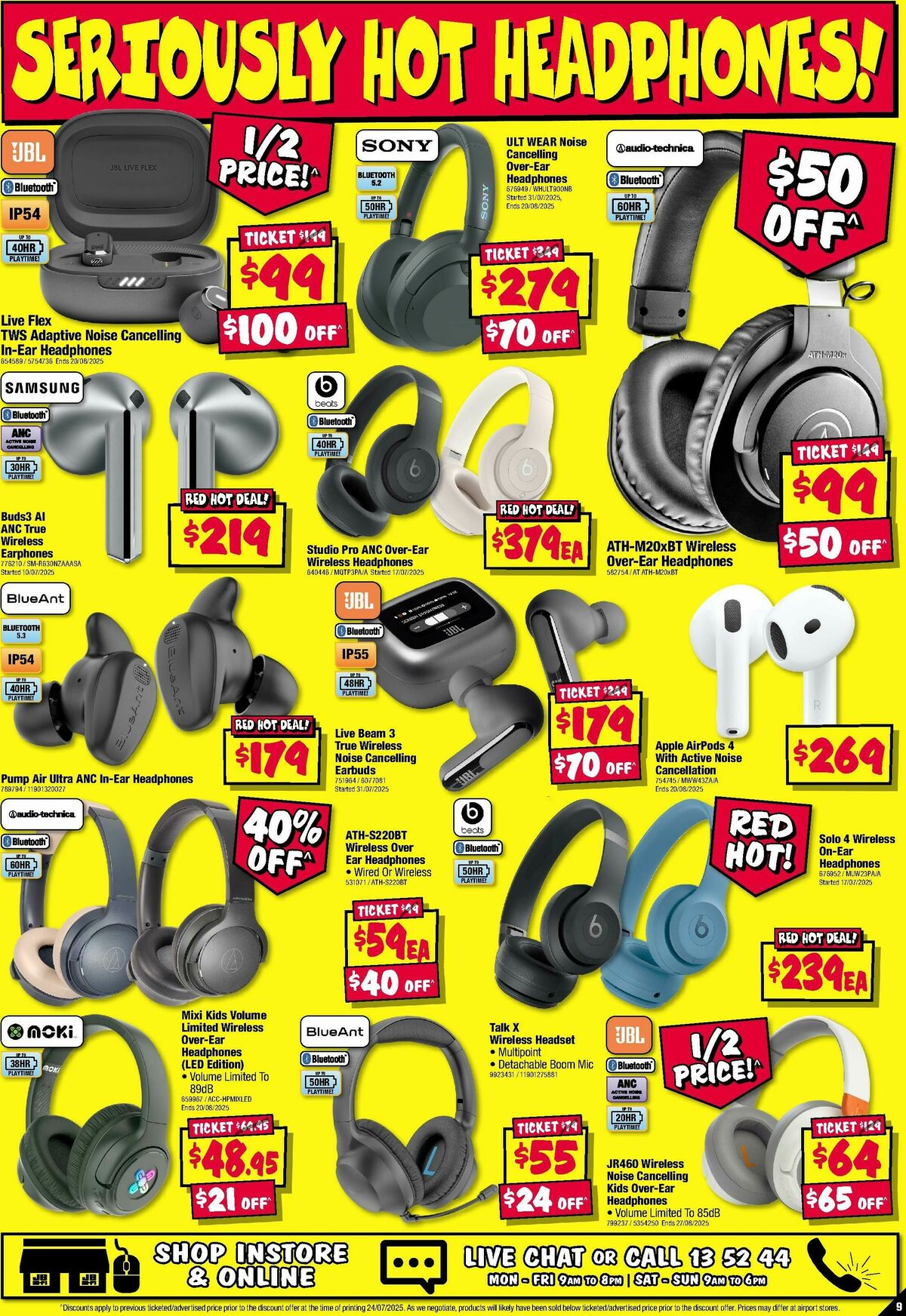 JB Hi-Fi Catalogues from 7 August