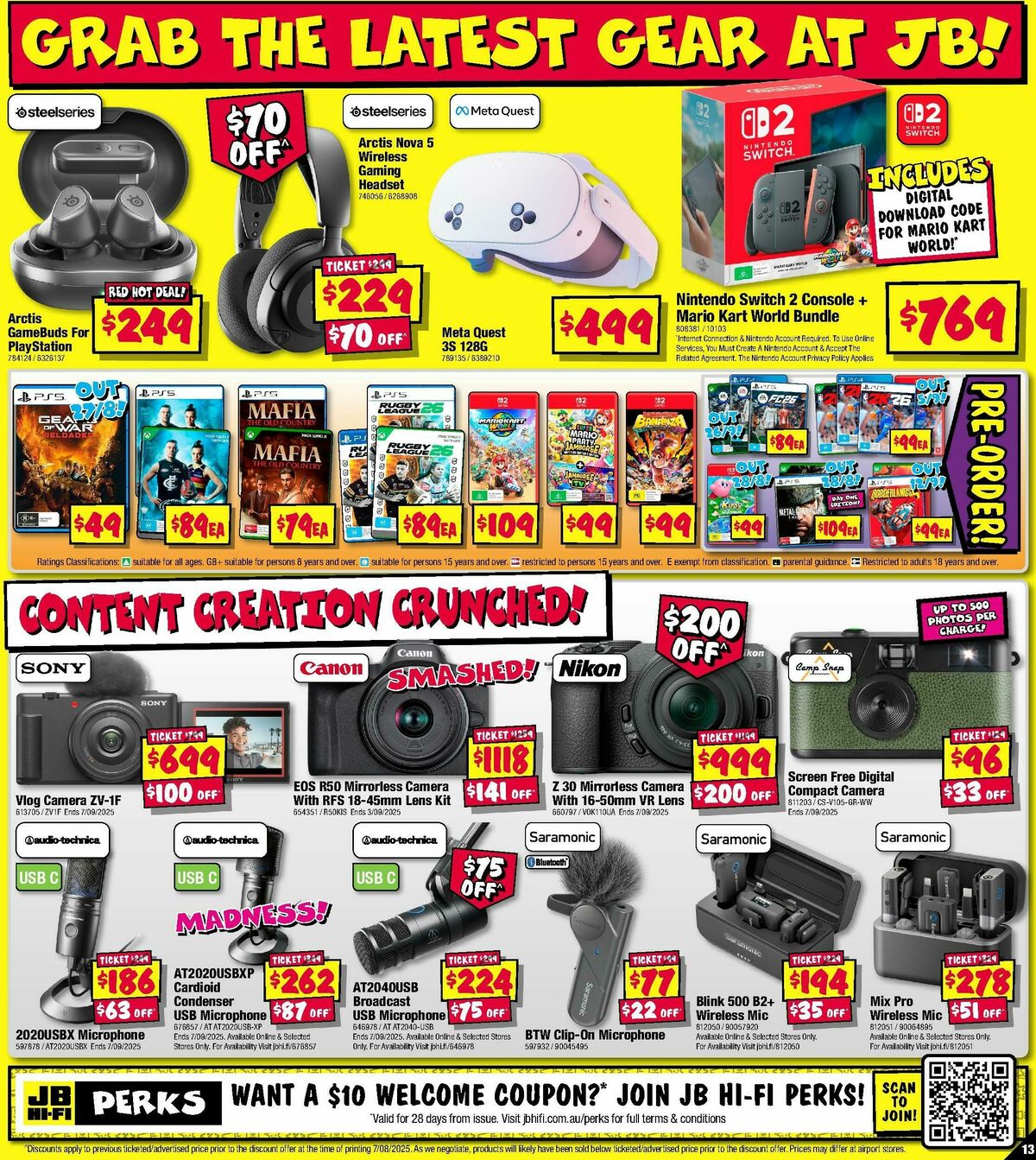 JB Hi-Fi Catalogues from 21 August